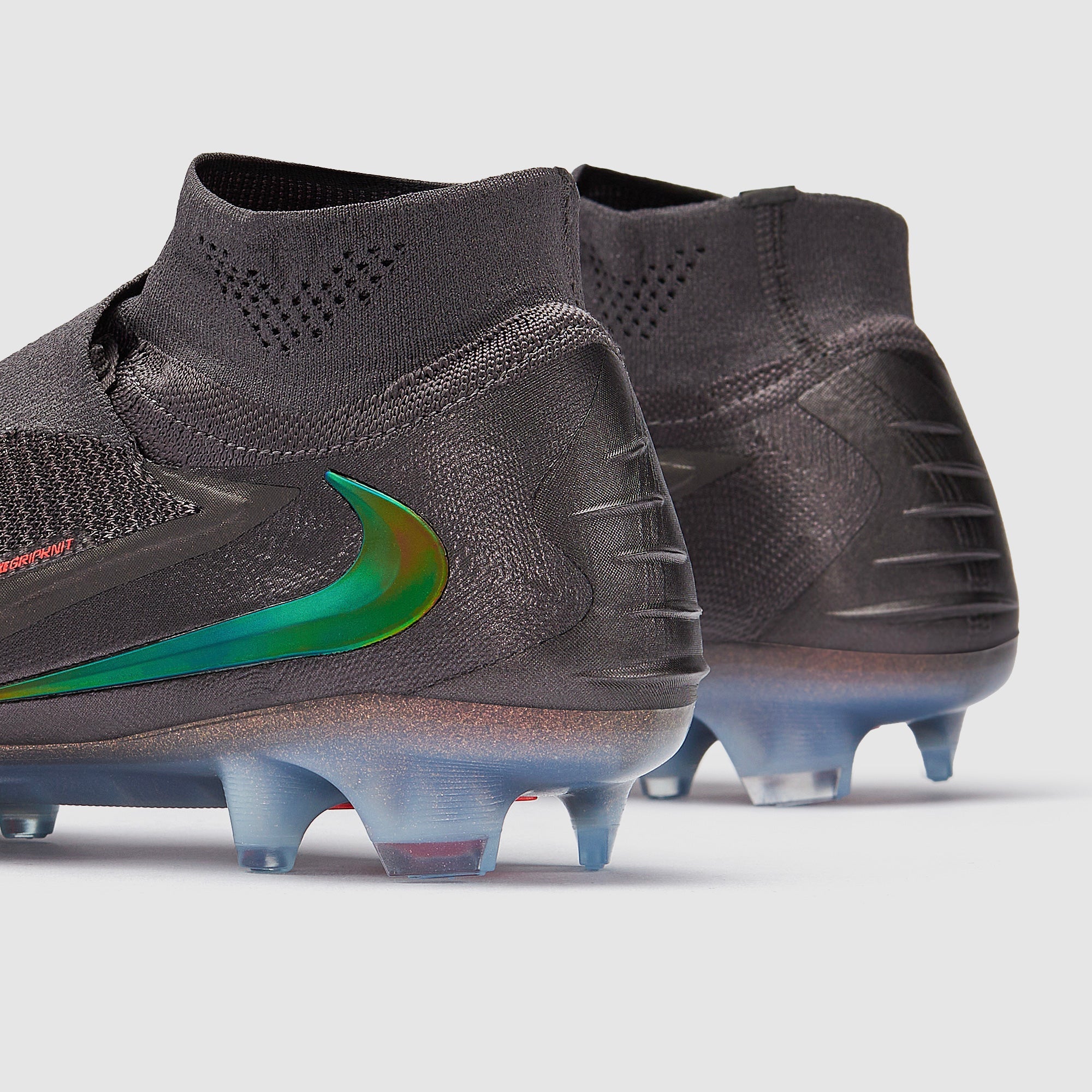 Nike Phantom 6 High Elite FG Football Boots Med Ash/Gold Amber/Black