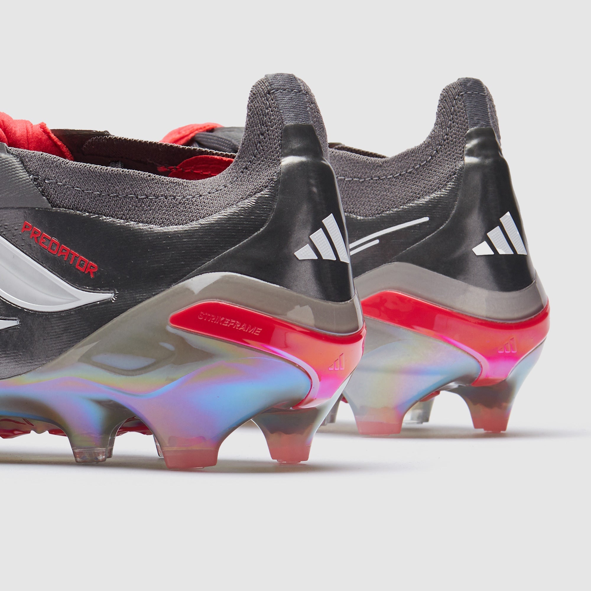 Adidas Predator Elite Tongue FG Football Boots Iron Met./Ftwr White/Lucid Red