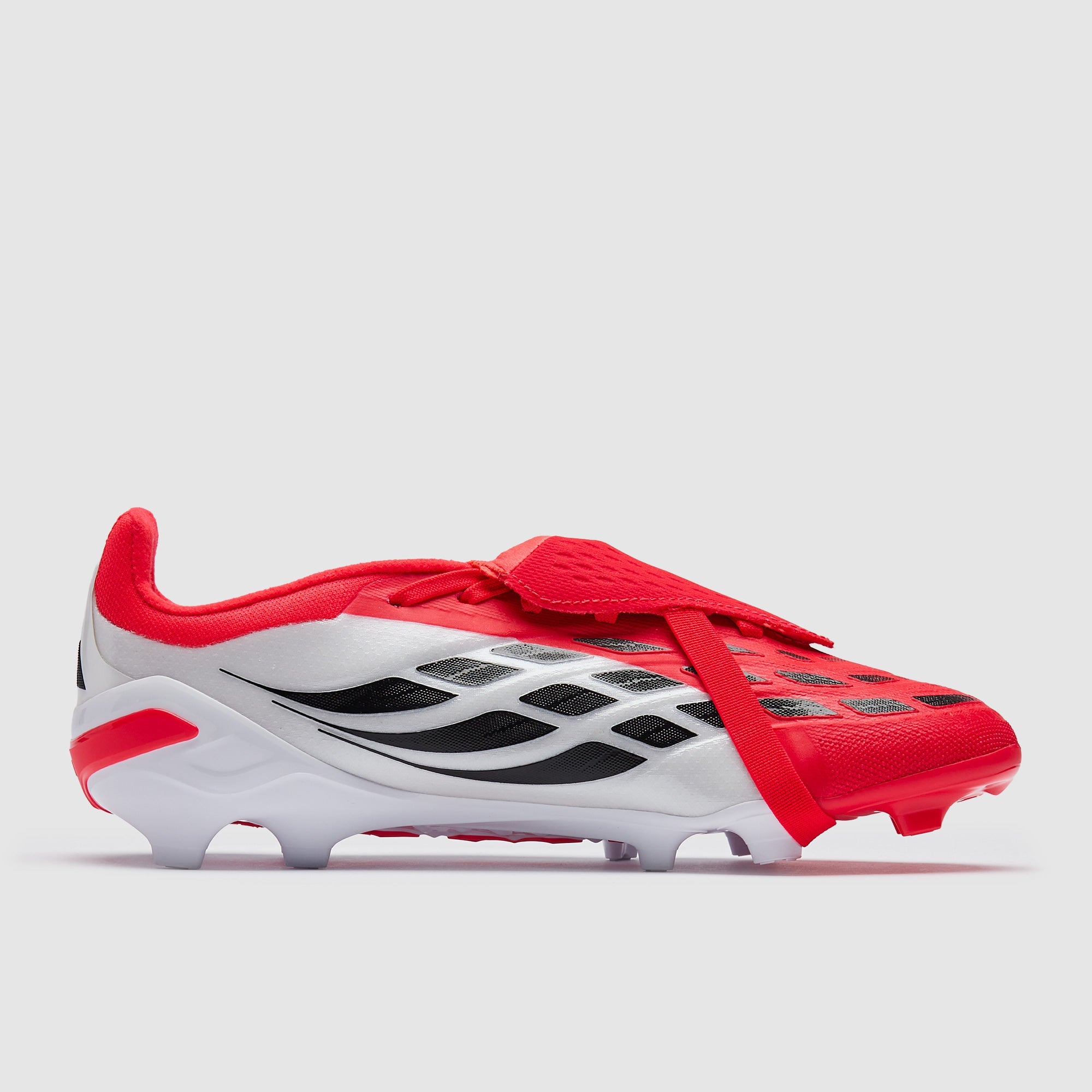 Adidas Kids Predator Elite Tongue FG Football Boots Lucid Red/Core Black/Ftwr White