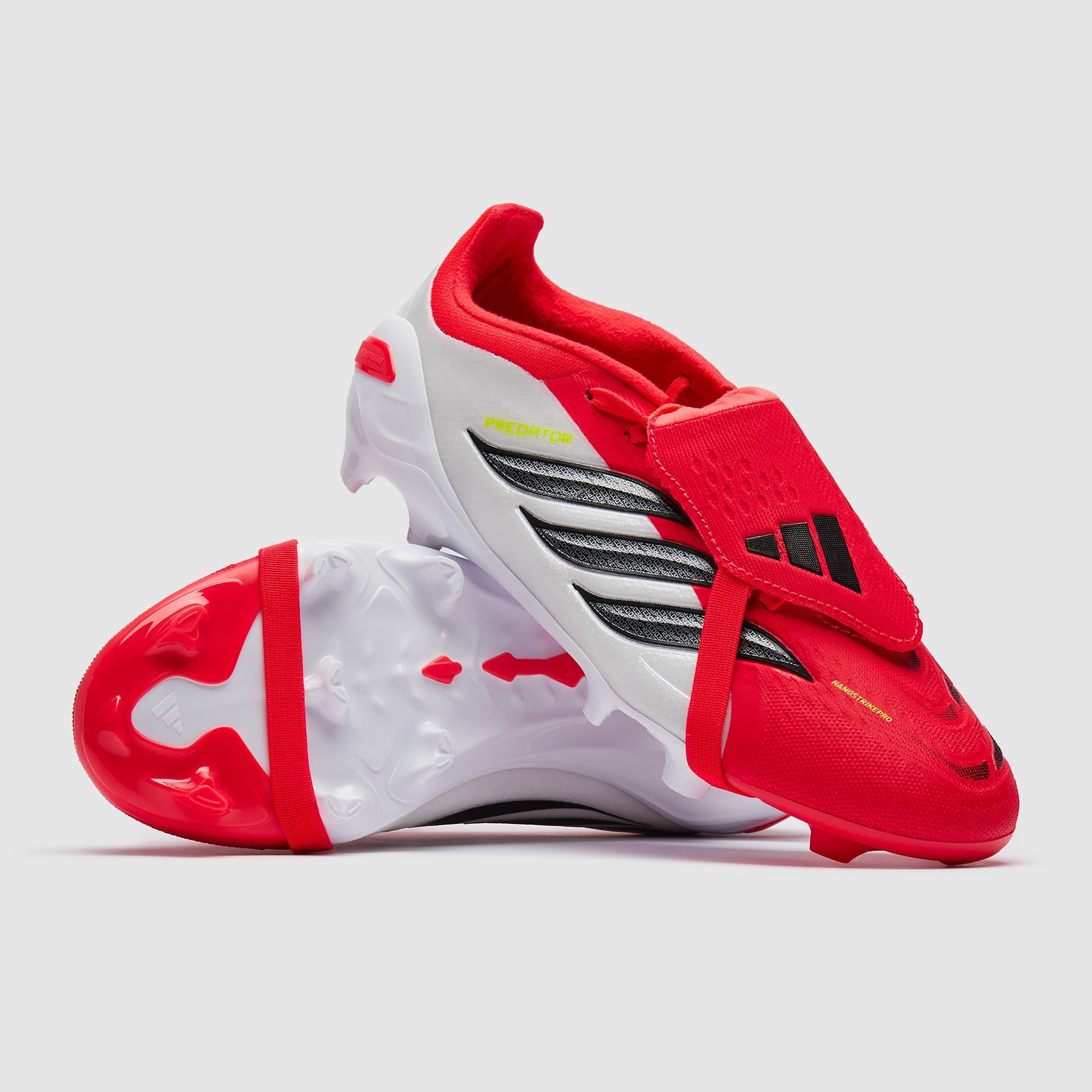 Adidas Kids Predator Elite Tongue FG Football Boots Lucid Red/Core Black/Ftwr White