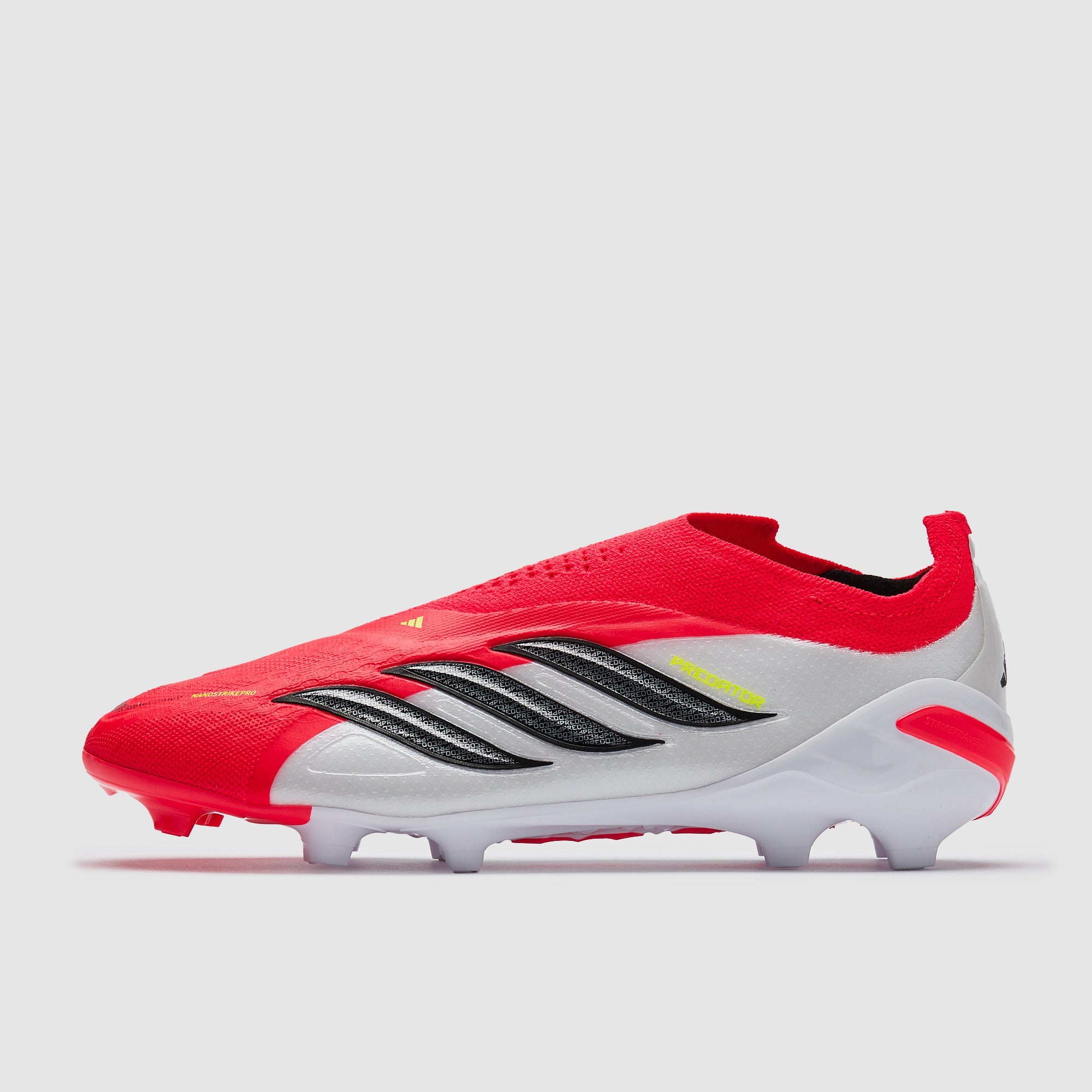 Adidas Kids Predator Elite Laceless FG Football Boots Lucid Red/Core Black/Ftwr White