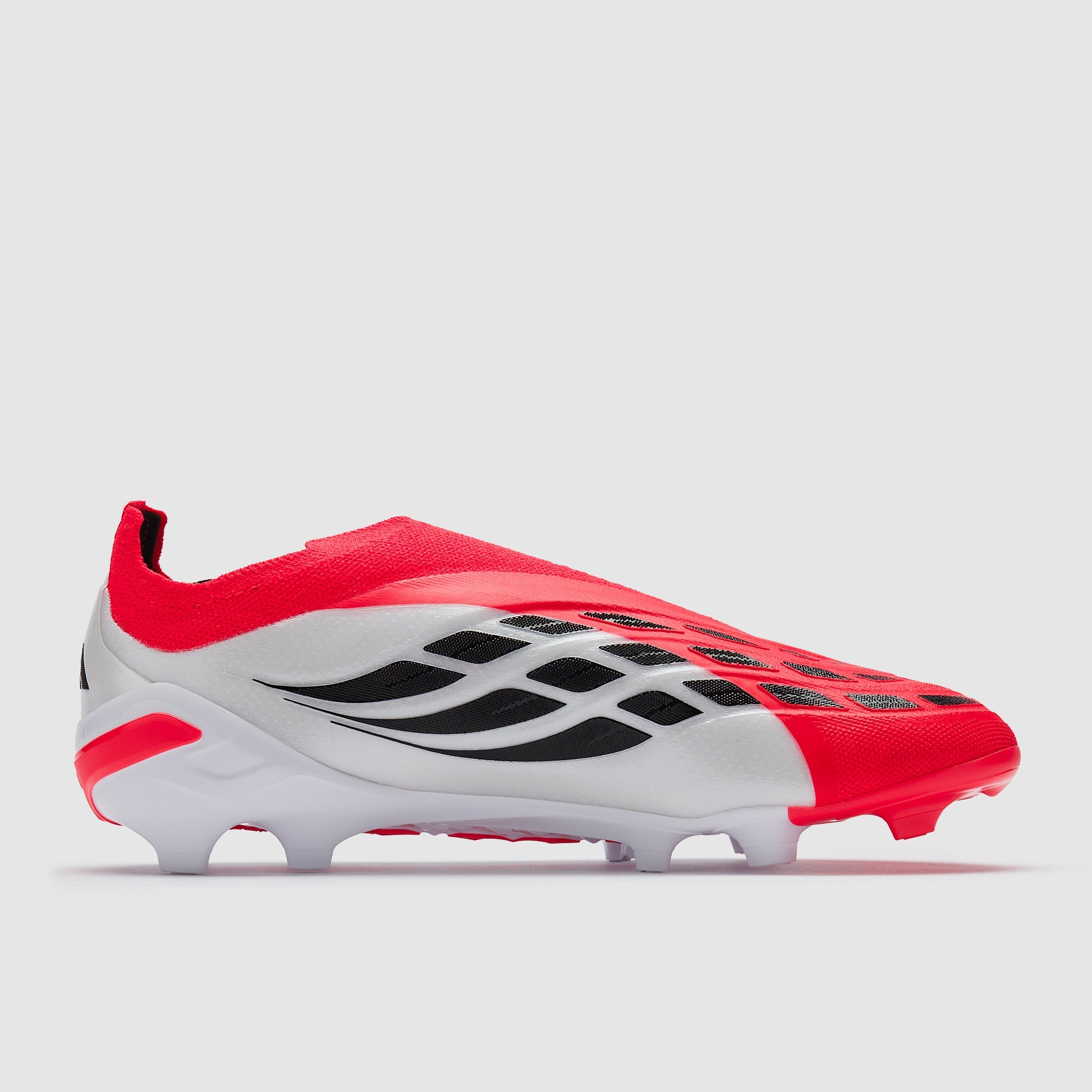 Adidas Kids Predator Elite Laceless FG Football Boots Lucid Red/Core Black/Ftwr White