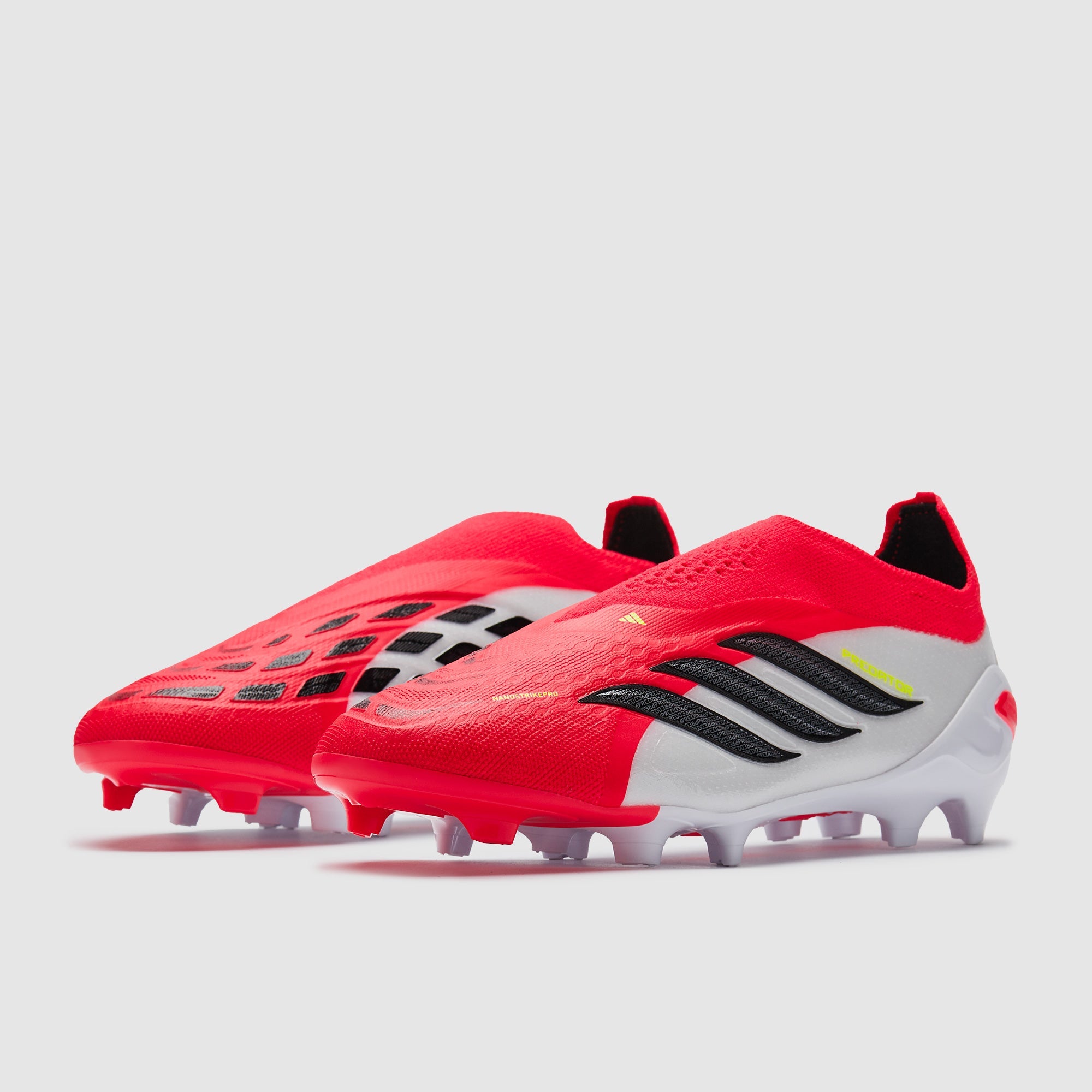 Adidas Kids Predator Elite Laceless FG Football Boots Lucid Red/Core Black/Ftwr White