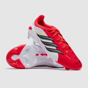 Adidas Kids Predator Elite FG Football Boots Lucid Red/Core Black/Ftwr White