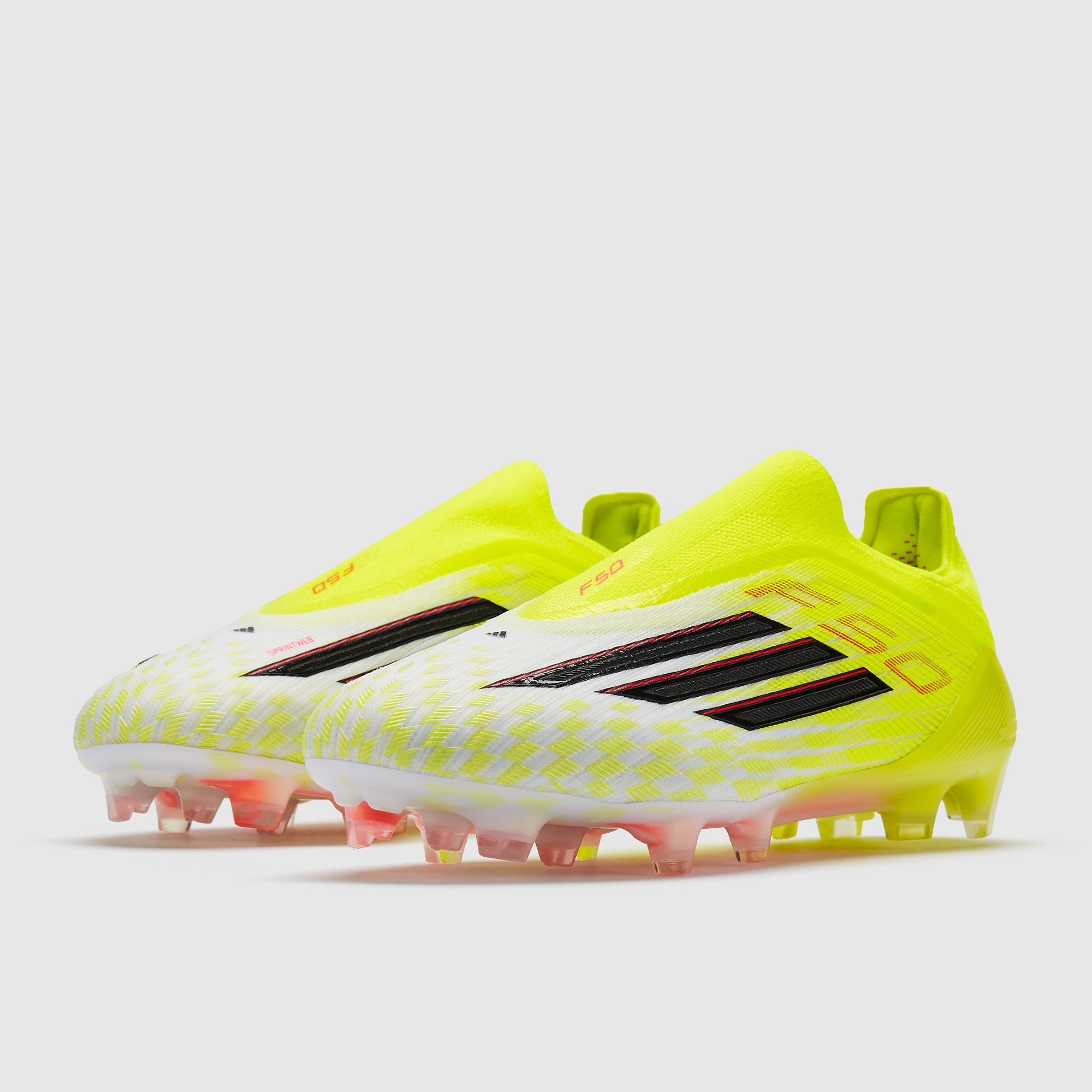 Adidas F50 Elite Laceless FG Football Boots Team Solar Yellow/Core Black/Lucid Red