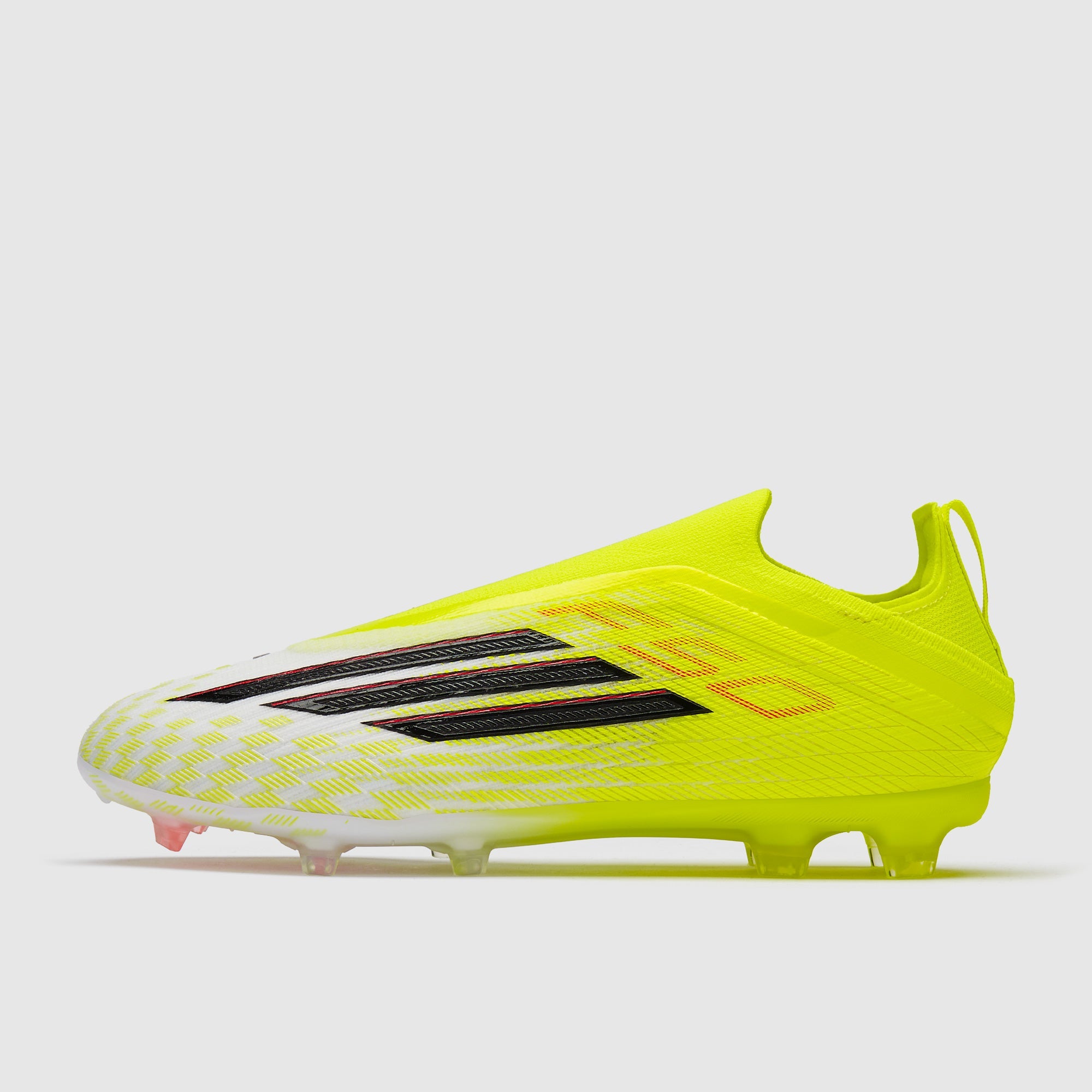 Adidas Kids F50 Elite Laceless FG Football Boots Team Solar Yellow/Core Black/Lucid Red