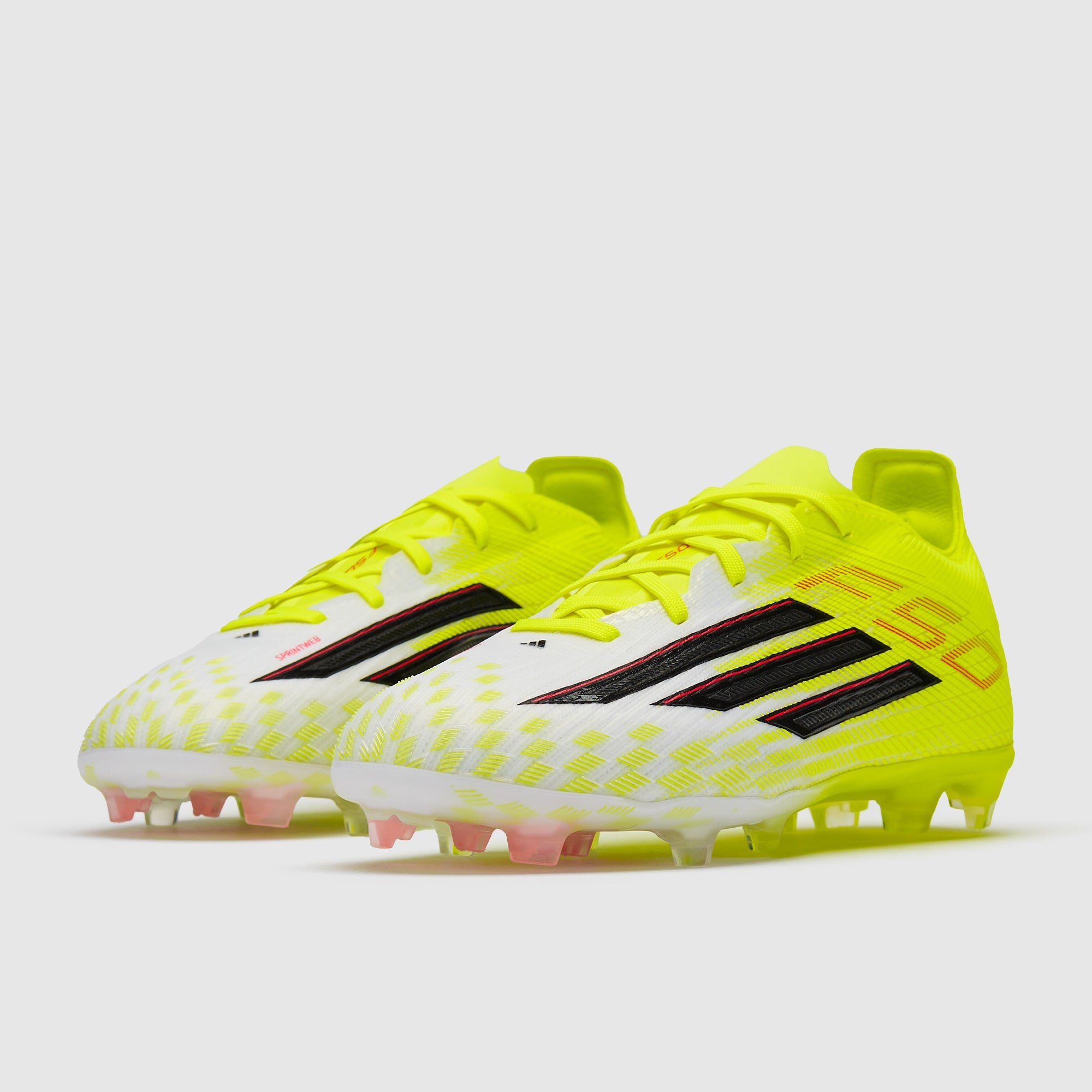 Adidas Kids F50 Elite FG Football Boots Team Solar Yellow/Core Black/Lucid Red