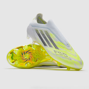 Adidas F50 Sparkfusion Elite Laceless FG/AG Football Boots Ftwr White/Iron Met./Hi-Res Yellow