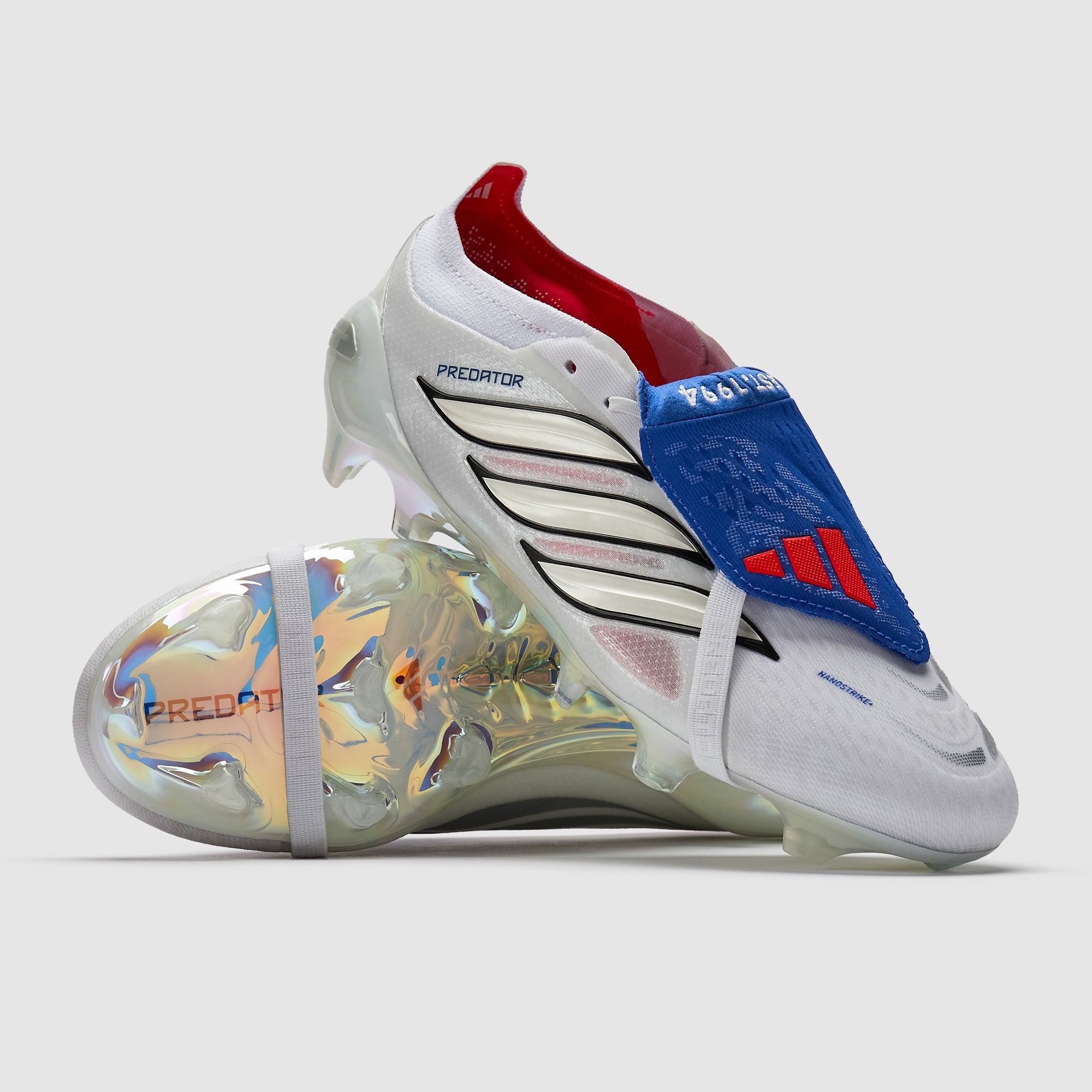 Adidas Predator Elite Tongue FG Football Boots Ftwr White/Zero Met./Team Royal Blue