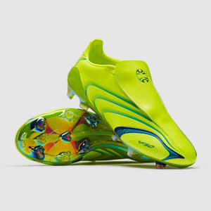 Adidas F50 Elite x Tunit FG Football Boots Lucid Lemon/Team Royal Blue/Lucid Aquamarine