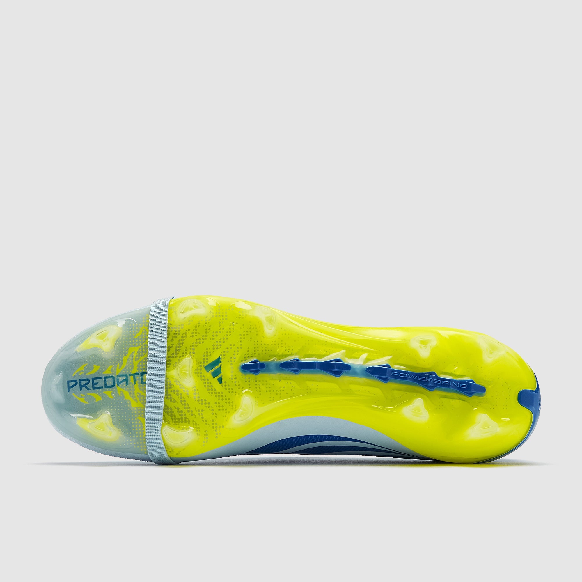 Adidas Predator Elite Tongue FG Football Boots Crystal Sky/Ray Blue/Team Solar Yellow
