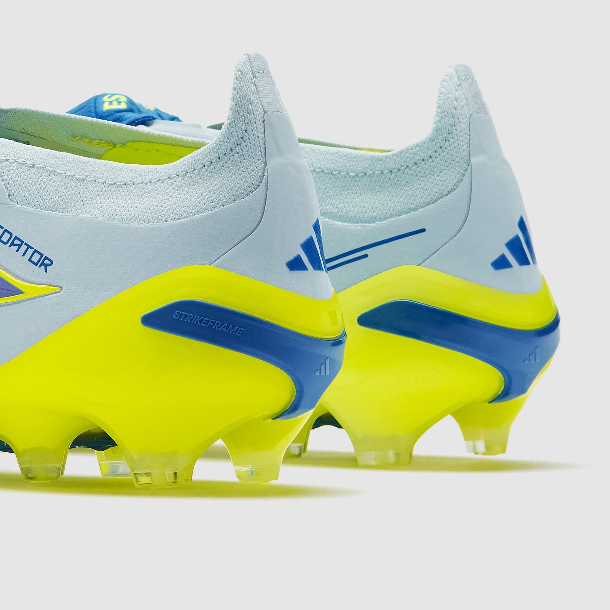Adidas Predator Elite Tongue FG Football Boots Crystal Sky/Ray Blue/Team Solar Yellow