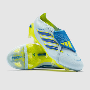 Adidas Predator Elite Tongue FG Football Boots Crystal Sky/Ray Blue/Team Solar Yellow