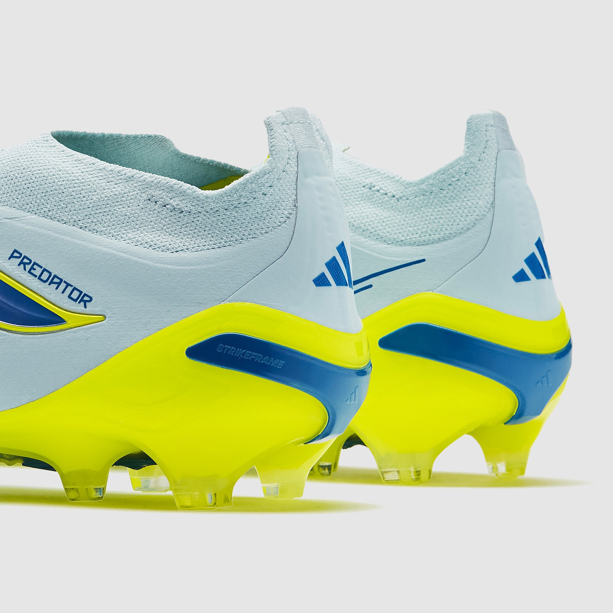 Adidas Predator Elite Laceless FG Football Boots Crystal Sky/Ray Blue/Team Solar Yellow