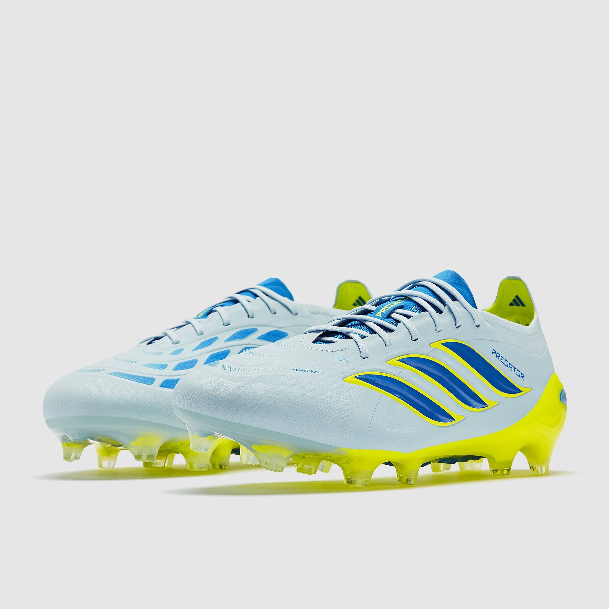 Adidas Predator Elite FG Football Boots Crystal Sky/Ray Blue/Team Solar Yellow