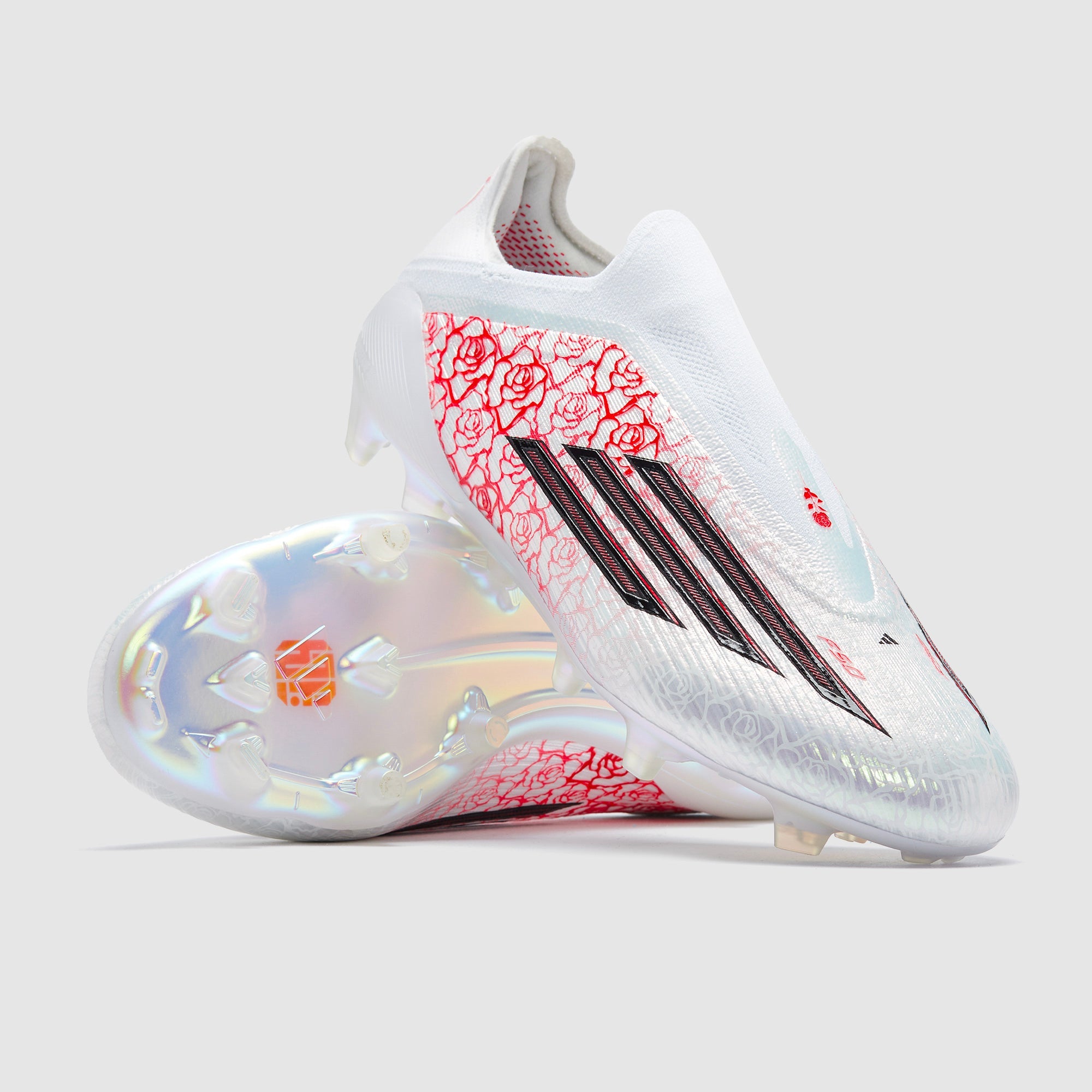 Adidas F50 Elite Laceless X Lamine Yamal FG Football Boots Ftwr White/Core Black/Lucid Red