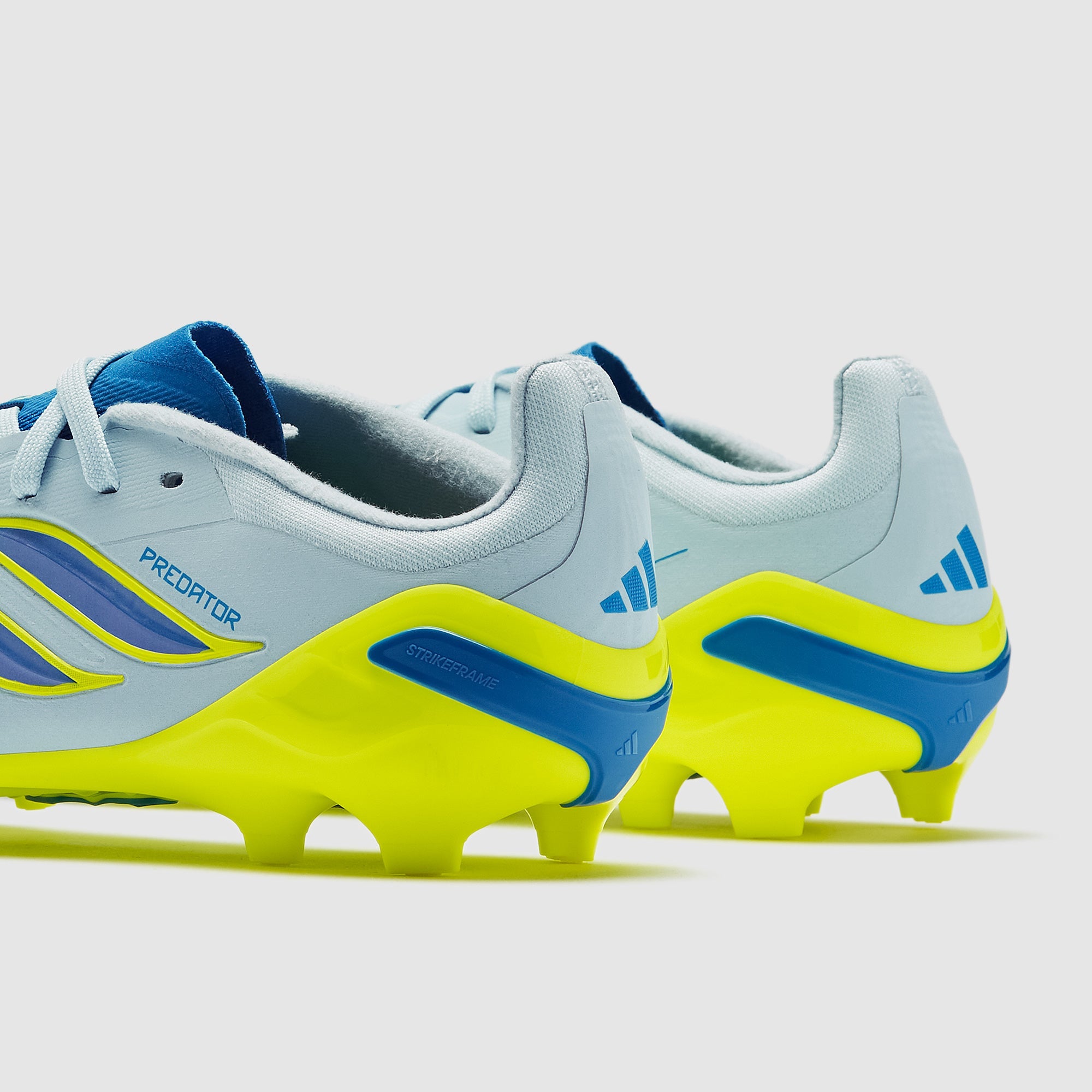 Adidas Kids Predator Elite FG Football Boots Crystal Sky/Ray Blue/Team Solar Yellow