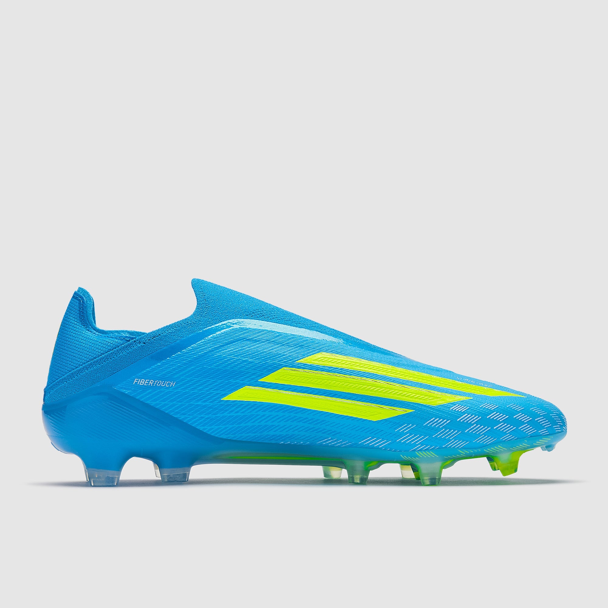 Adidas F50 Elite Laceless FG Football Boots Lucid Ray Blue/Team Solar Yellow/Lucid Aquamarine