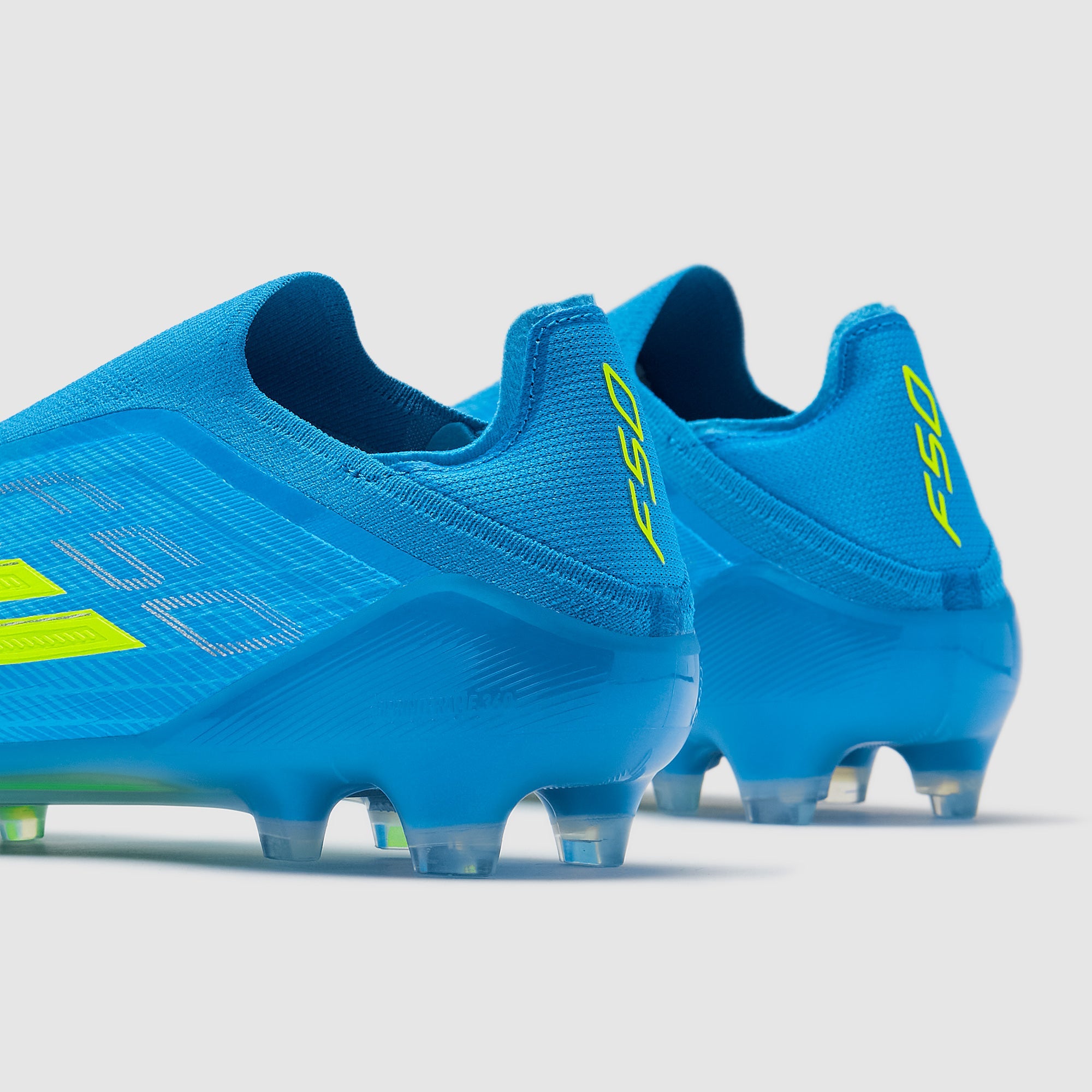 Adidas F50 Elite Laceless FG Football Boots Lucid Ray Blue/Team Solar Yellow/Lucid Aquamarine