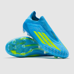Adidas F50 Elite Laceless FG Football Boots Lucid Ray Blue/Team Solar Yellow/Lucid Aquamarine