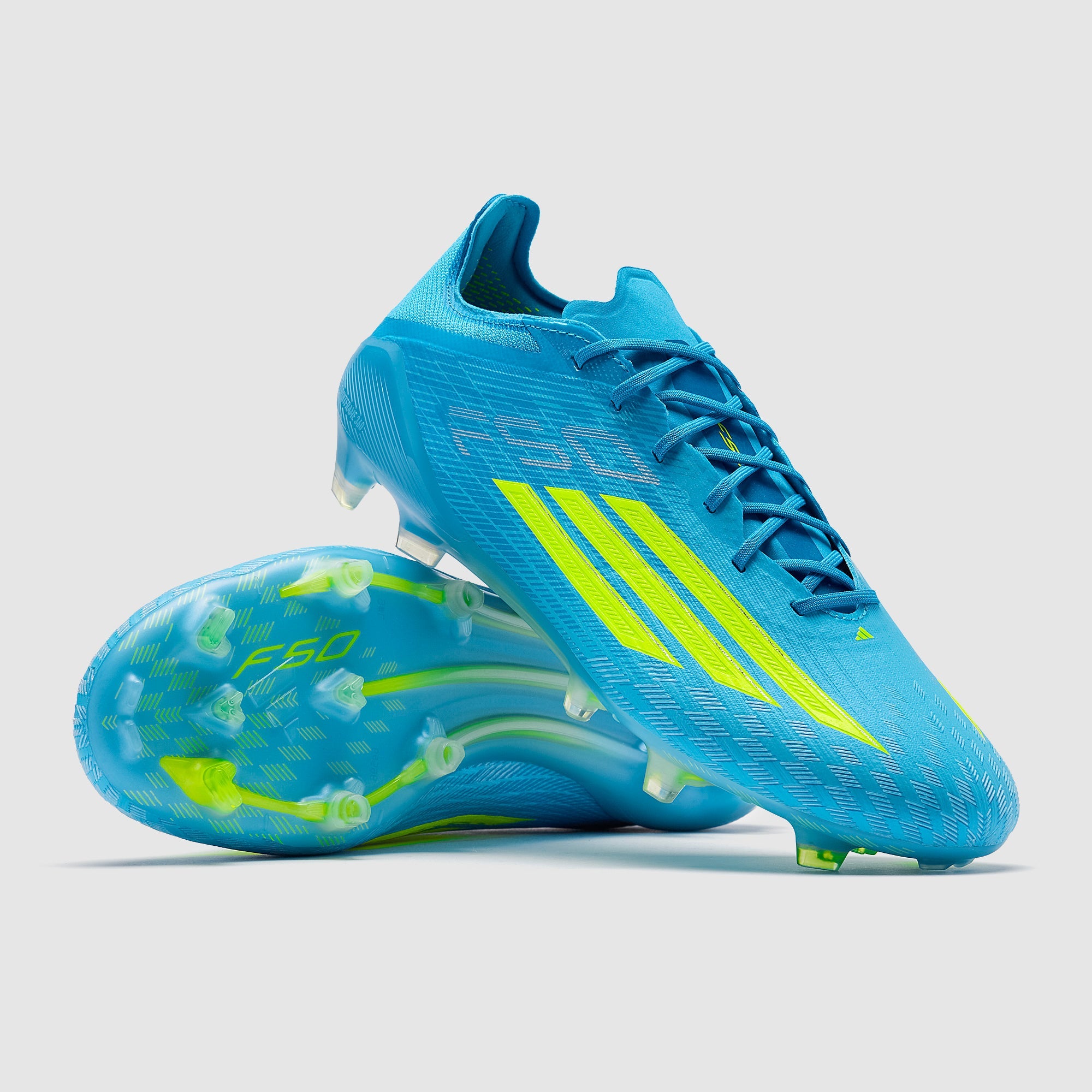 Adidas F50 Elite FG Football Boots Lucid Ray Blue/Team Solar Yellow/Lucid Aquamarine