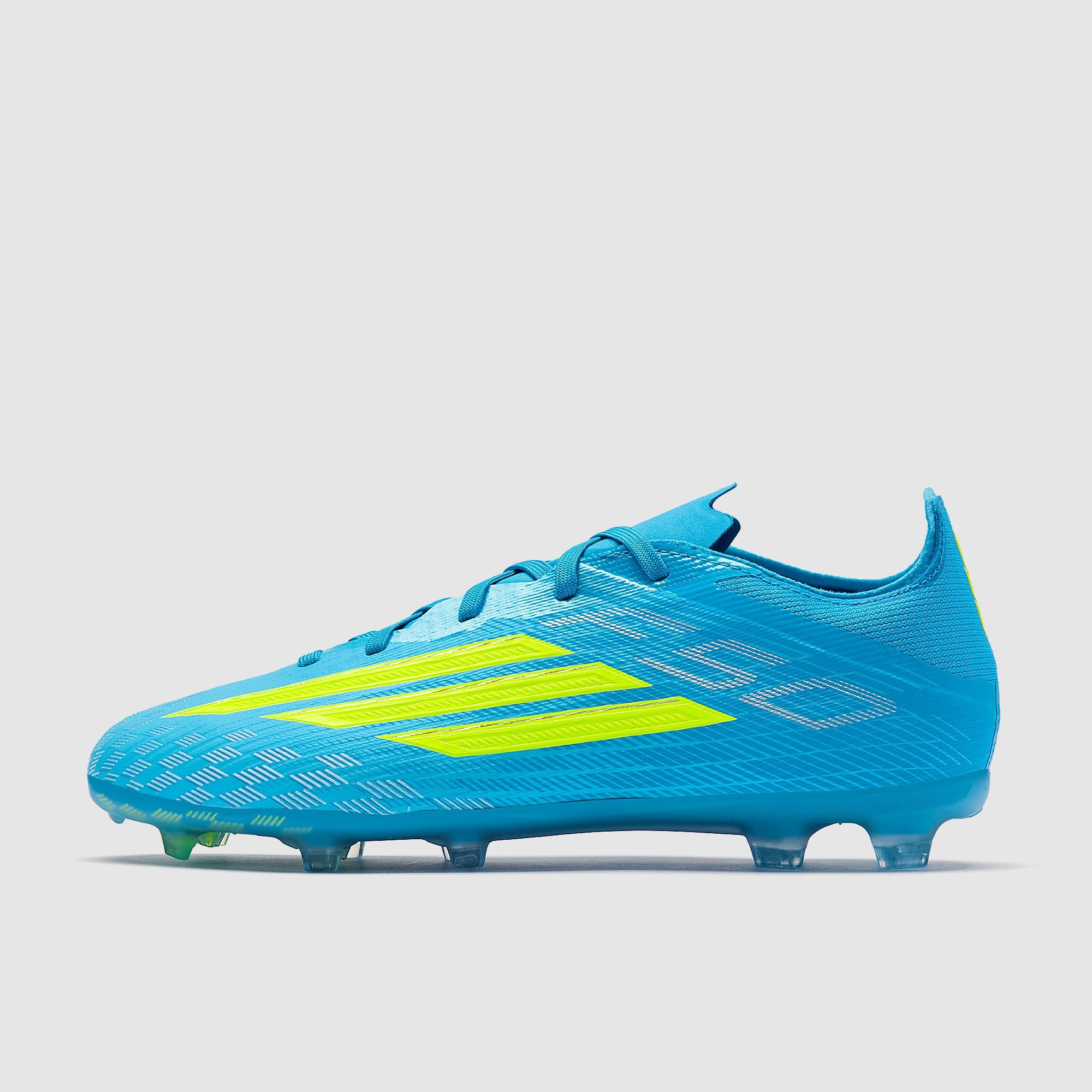 adidas Kids F50 Elite FG Football Boots Lucid Ray Blue/Team Solar Yellow/Lucid Aquamarine