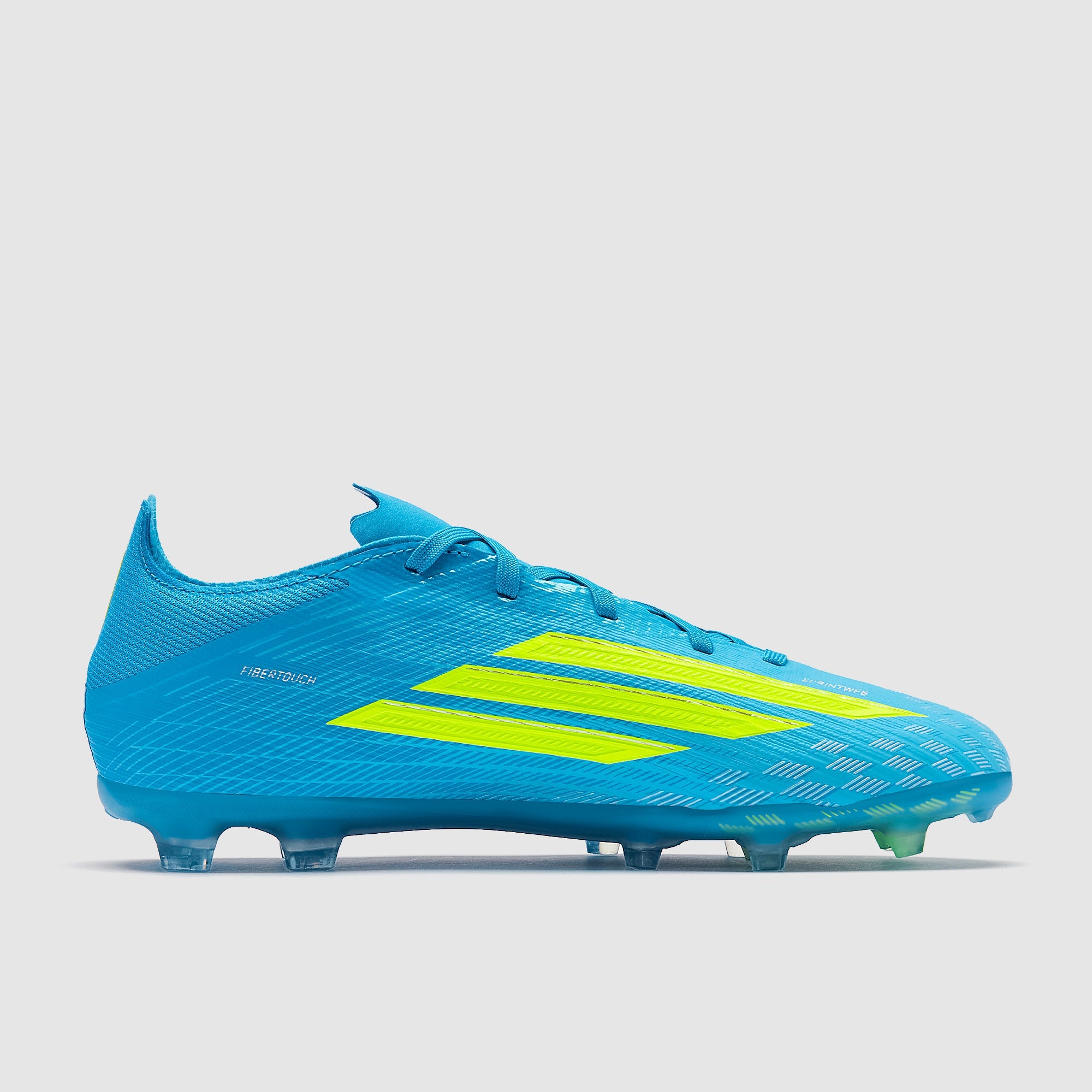 adidas Kids F50 Elite FG Football Boots Lucid Ray Blue/Team Solar Yellow/Lucid Aquamarine