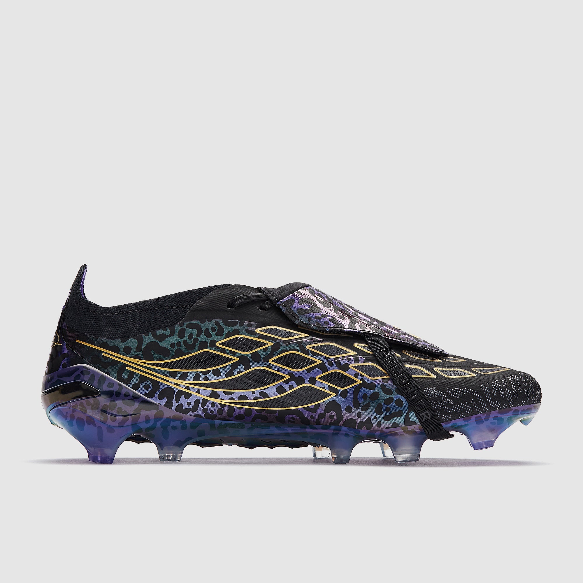Adidas Predator Elite Tongue X Kaka FG Football Boots Core Black/Gold Metallic