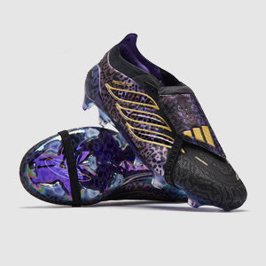 Adidas Predator Elite Tongue X Kaka FG Football Boots Core Black/Gold Metallic
