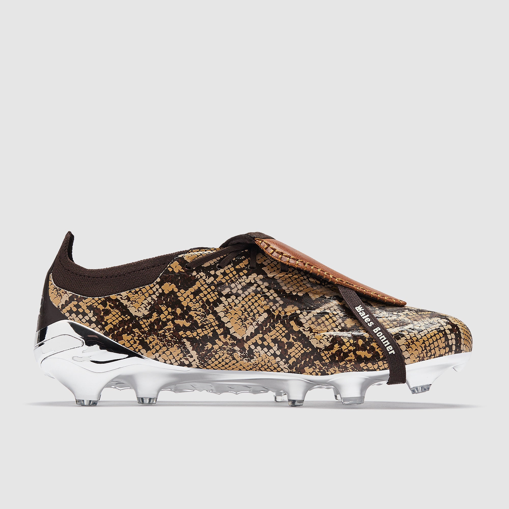 Adidas Predator Elite Tongue X Wales Bonner FG Football Boots Linen Khaki/Silver Met./Wonder White