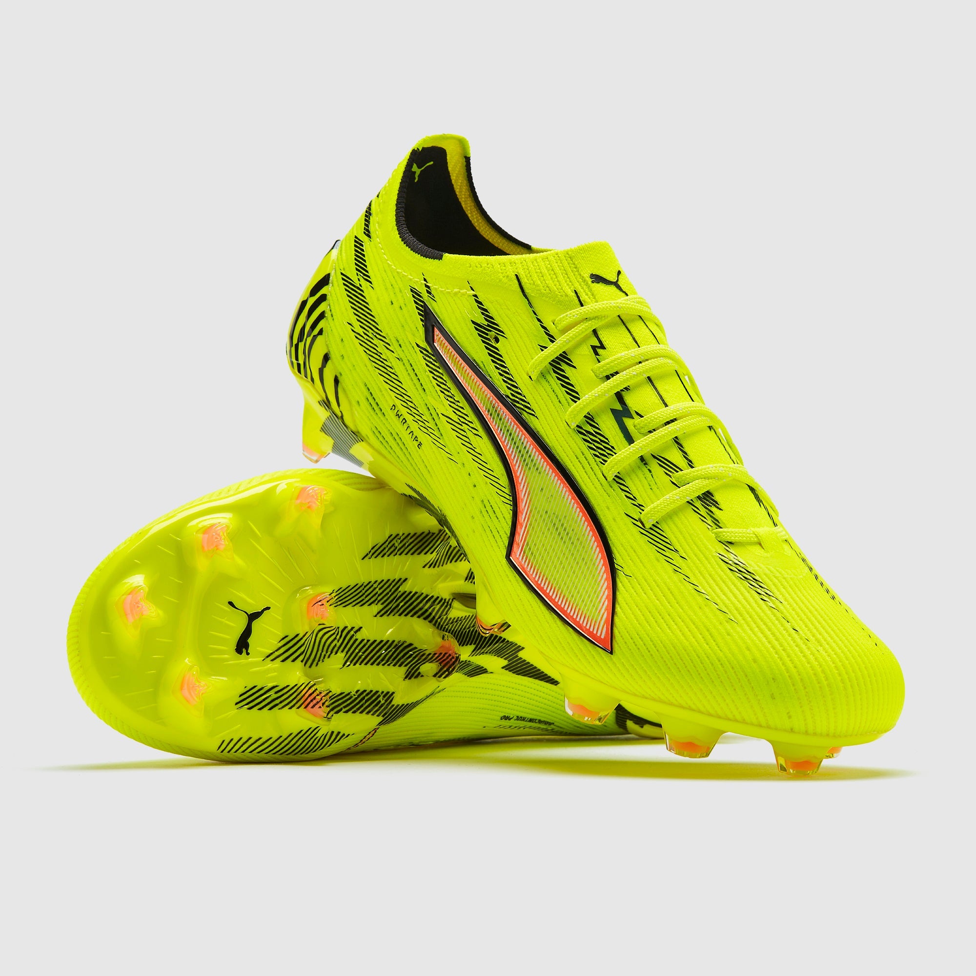 Puma Women's Ultra 6 Ultimate FG Football Boots Yellow Alert/Puma Black/Puma Silver/Glowing Red