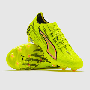 Puma Women's Ultra 6 Ultimate FG Football Boots Yellow Alert/Puma Black/Puma Silver/Glowing Red