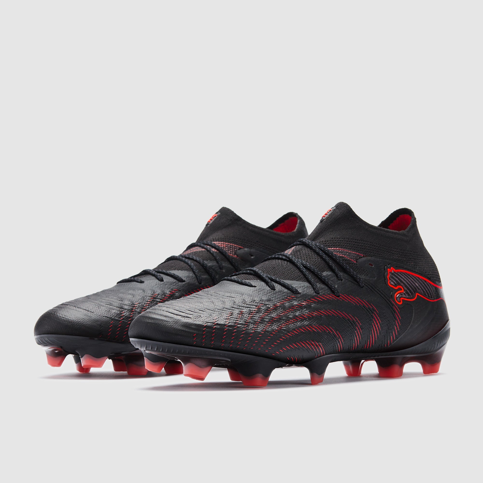Puma Future 9 Ultimate FG Football Boots Puma Black/Glowing Red/Strong Gray