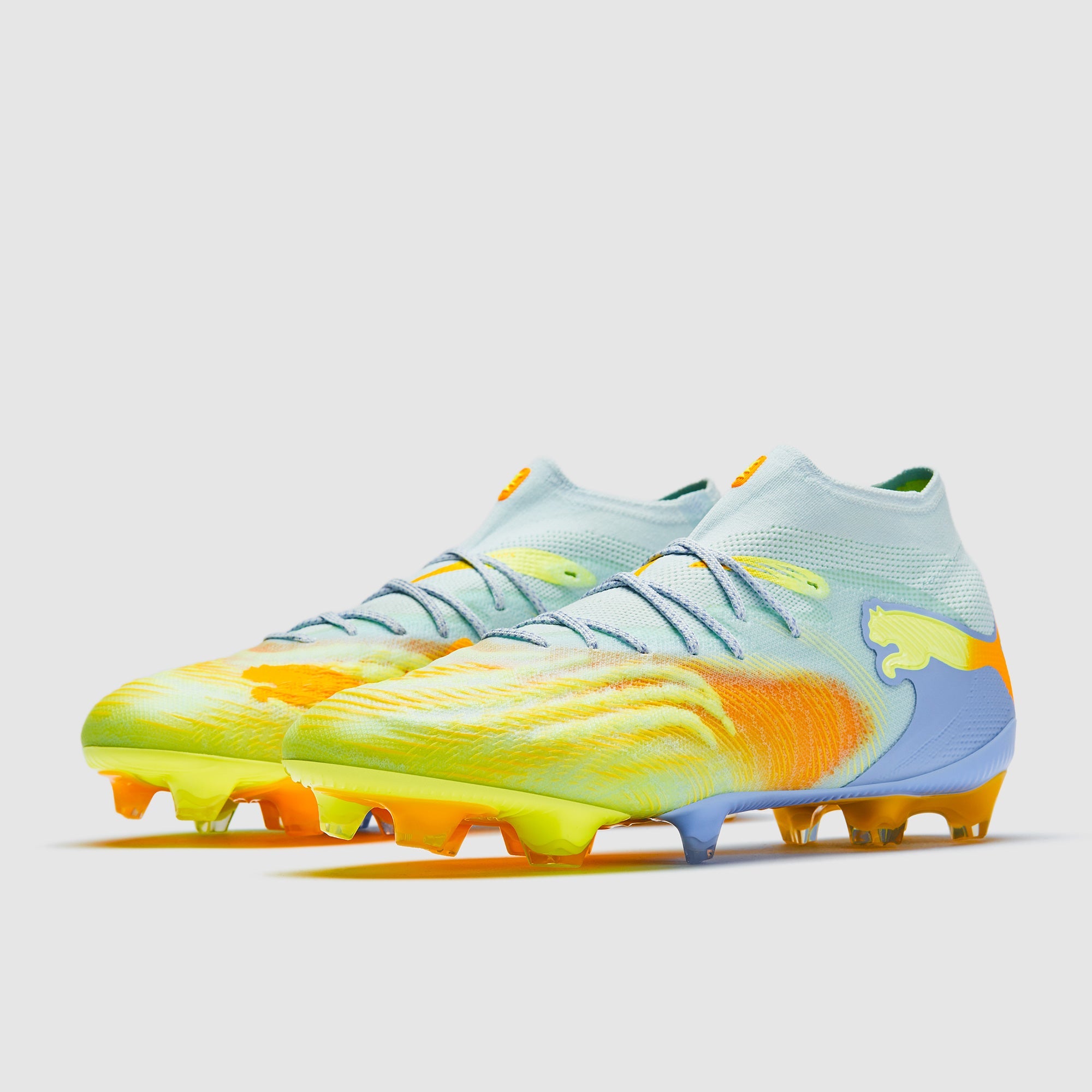 Puma Women's Future 9 Ultimate FG Football Boots Fizzy Light/Icy Blue/Intense Lavender/Sun Stream