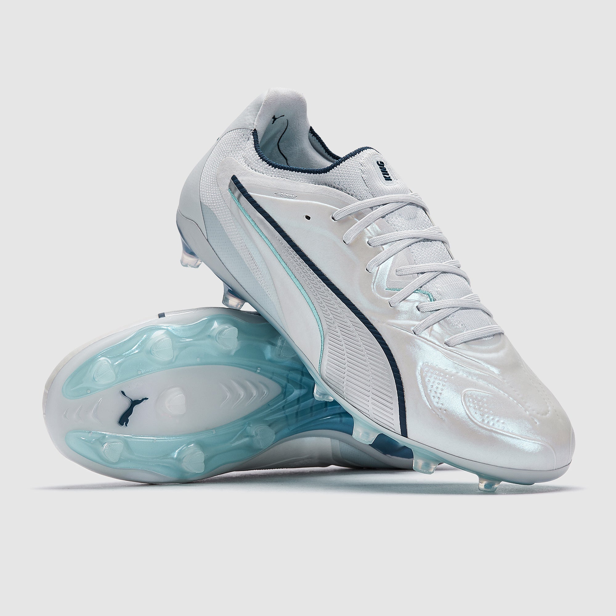 Puma King 20 Ultimate FG/AG Football Boots Puma Silver/Blue Jewel/Puma Black