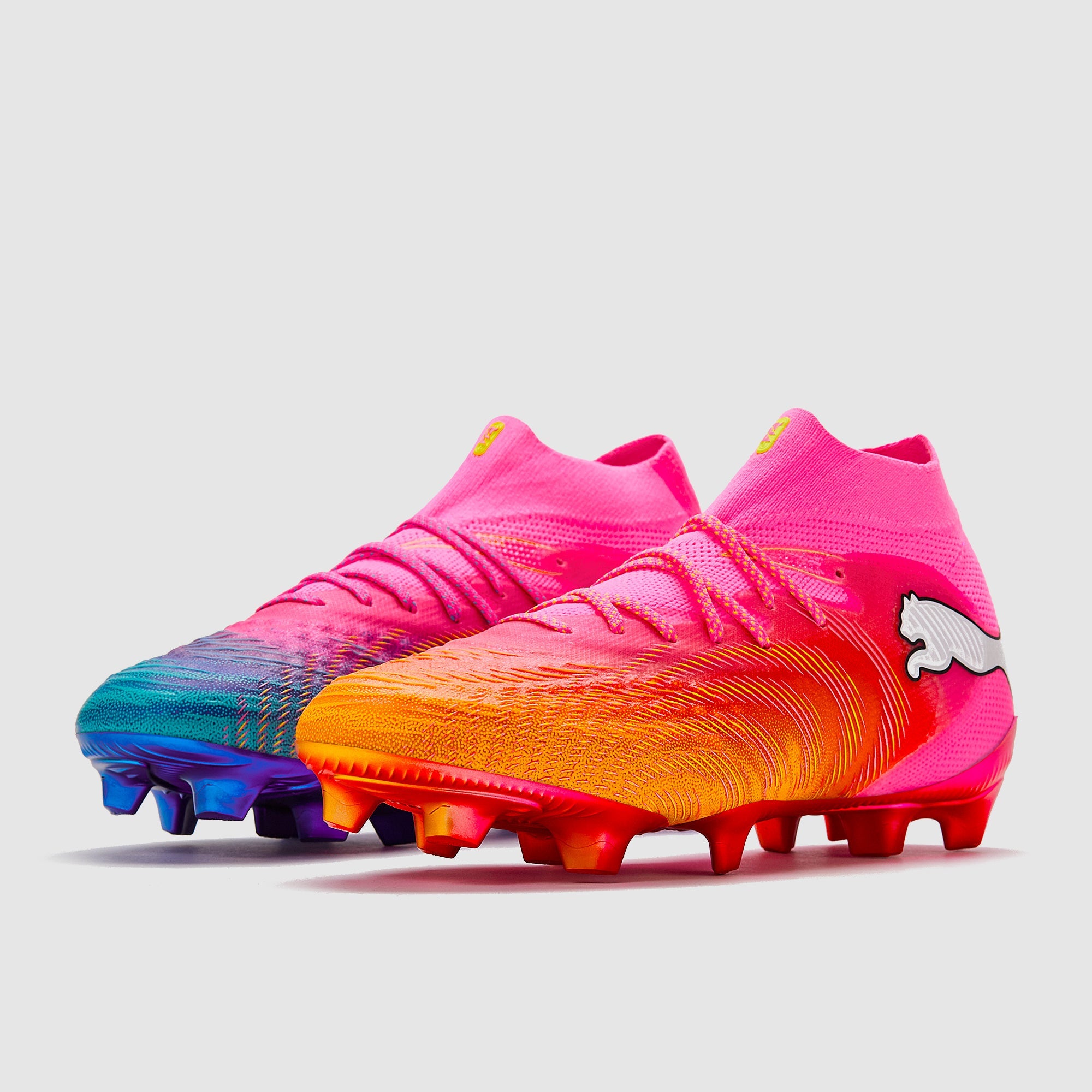 Puma Future 9 Ultimate FG Football Boots Poison Pink/Sun Stream/Bright Aqua