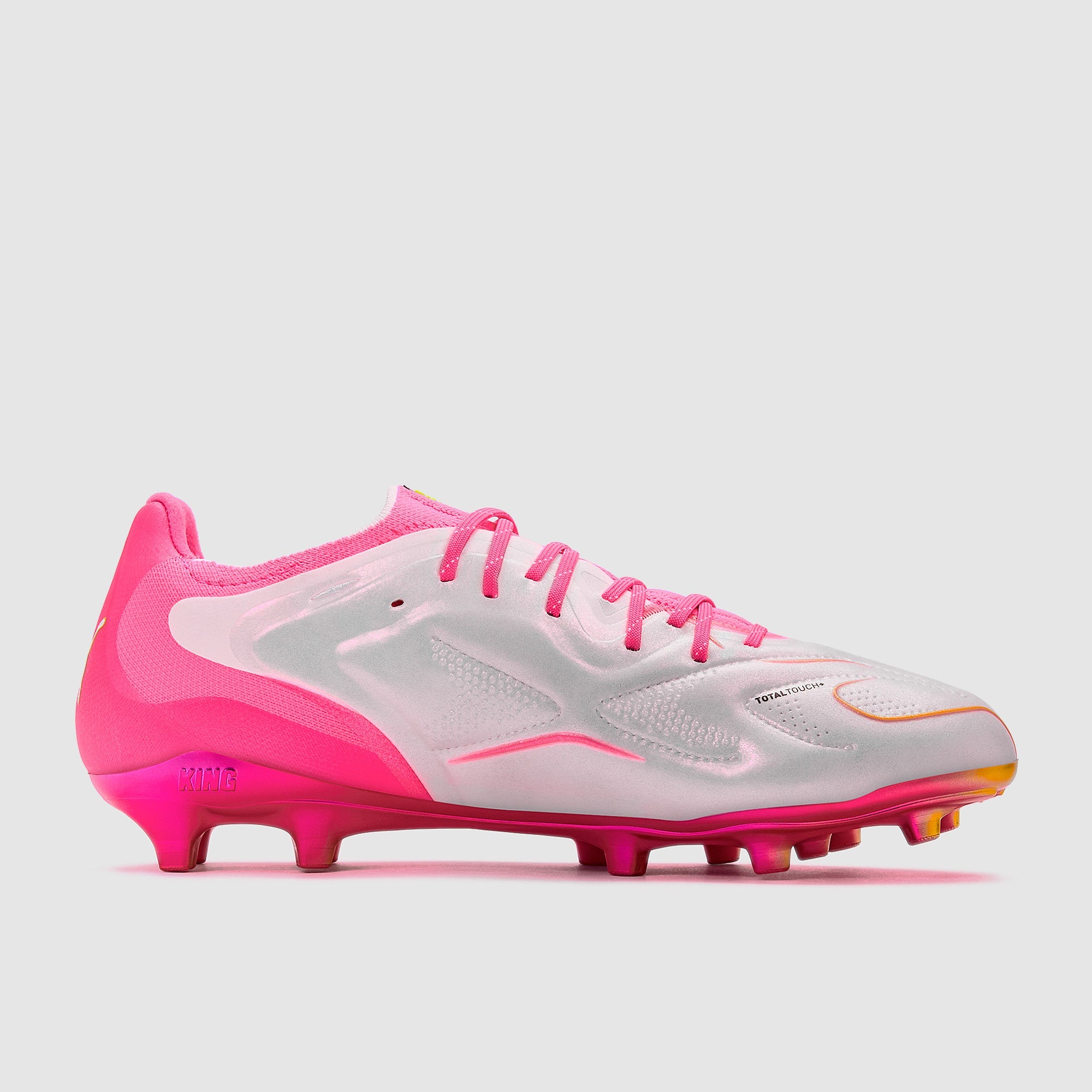 Puma King 20 Ultimate FG/AG Football Boots Puma White/Poison Pink/Bright Aqua
