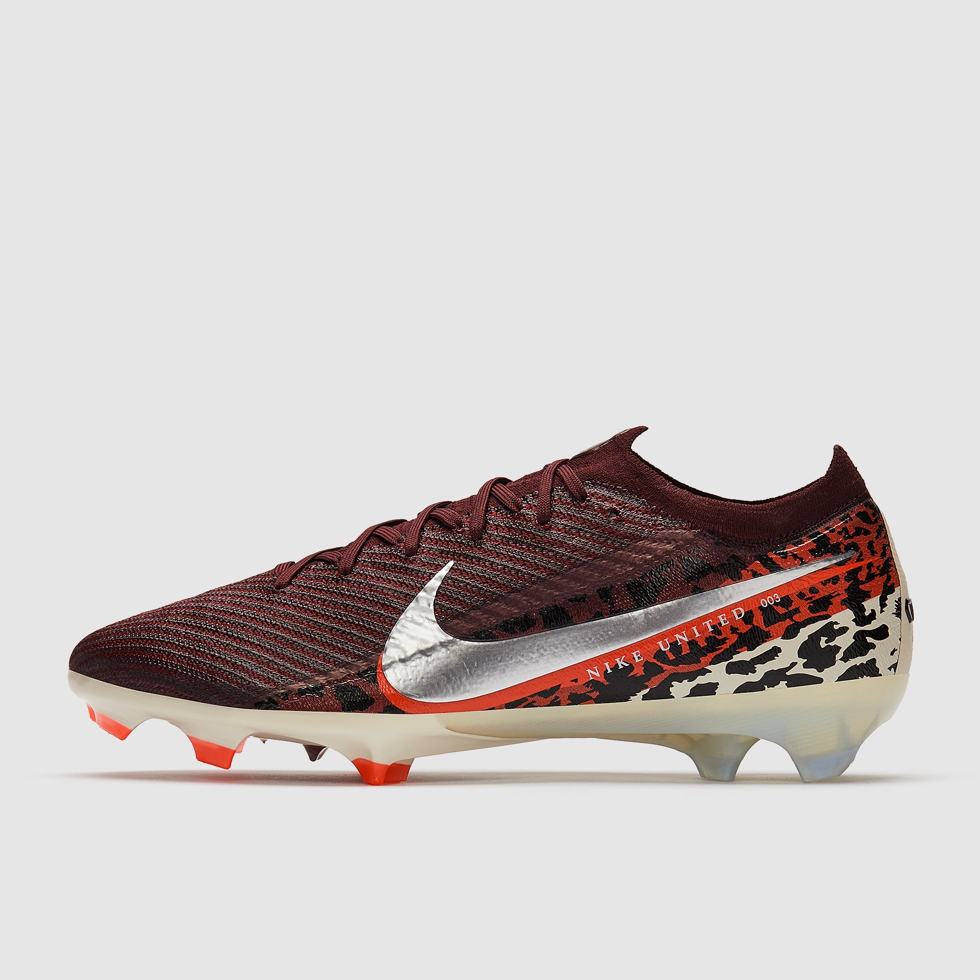 Nike Air Zoom Mercurial Vapor XVI Elite FG Football Boots Burgundy Crush/Mtlc Silver/Univ Red/Fossil