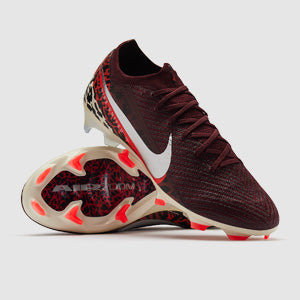 Nike Air Zoom Mercurial Vapor XVI Elite FG Football Boots Burgundy Crush/Mtlc Silver/Univ Red/Fossil