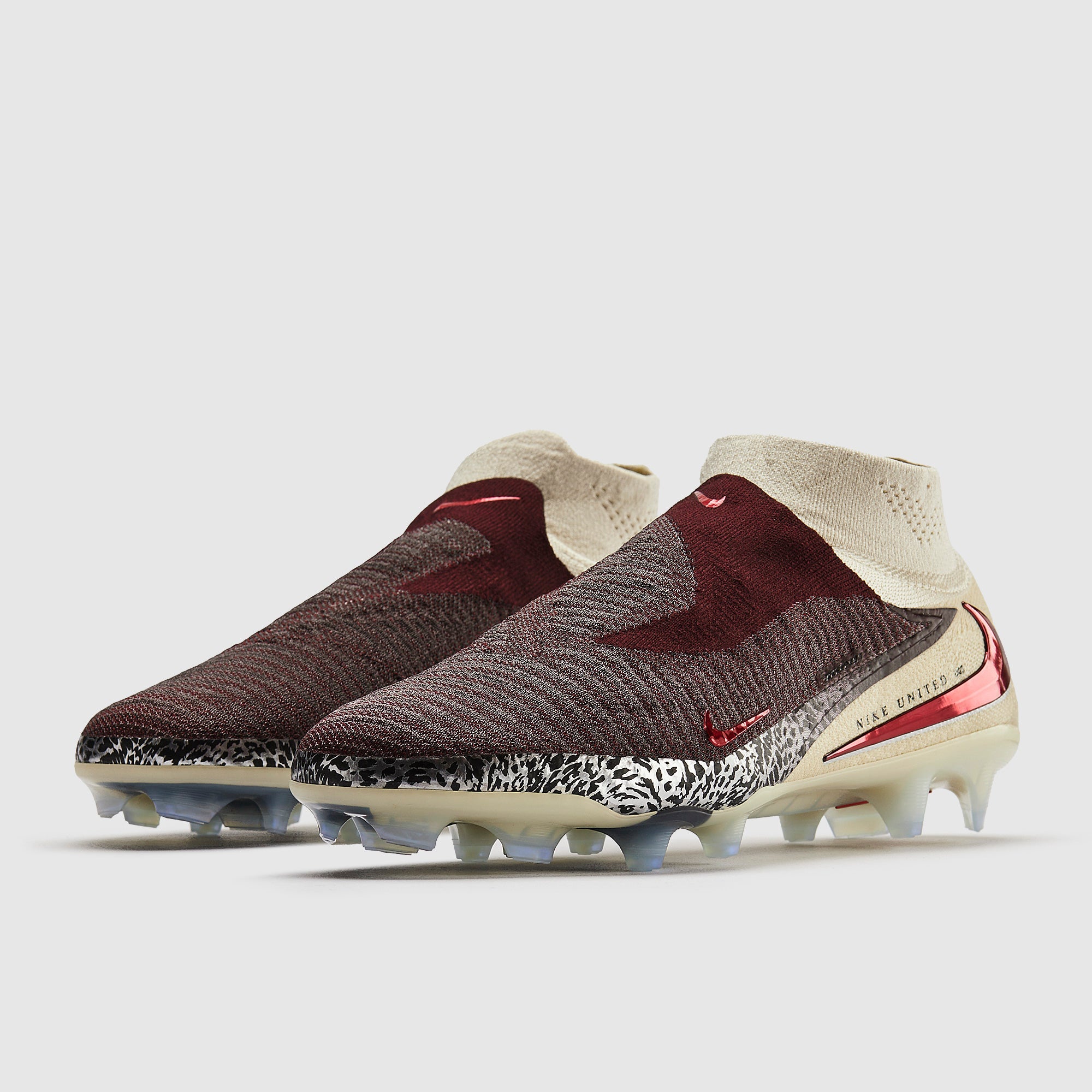 Nike Phantom 6 Elite FG Football Boots Burgundy Crush/Univ Red/Fossil