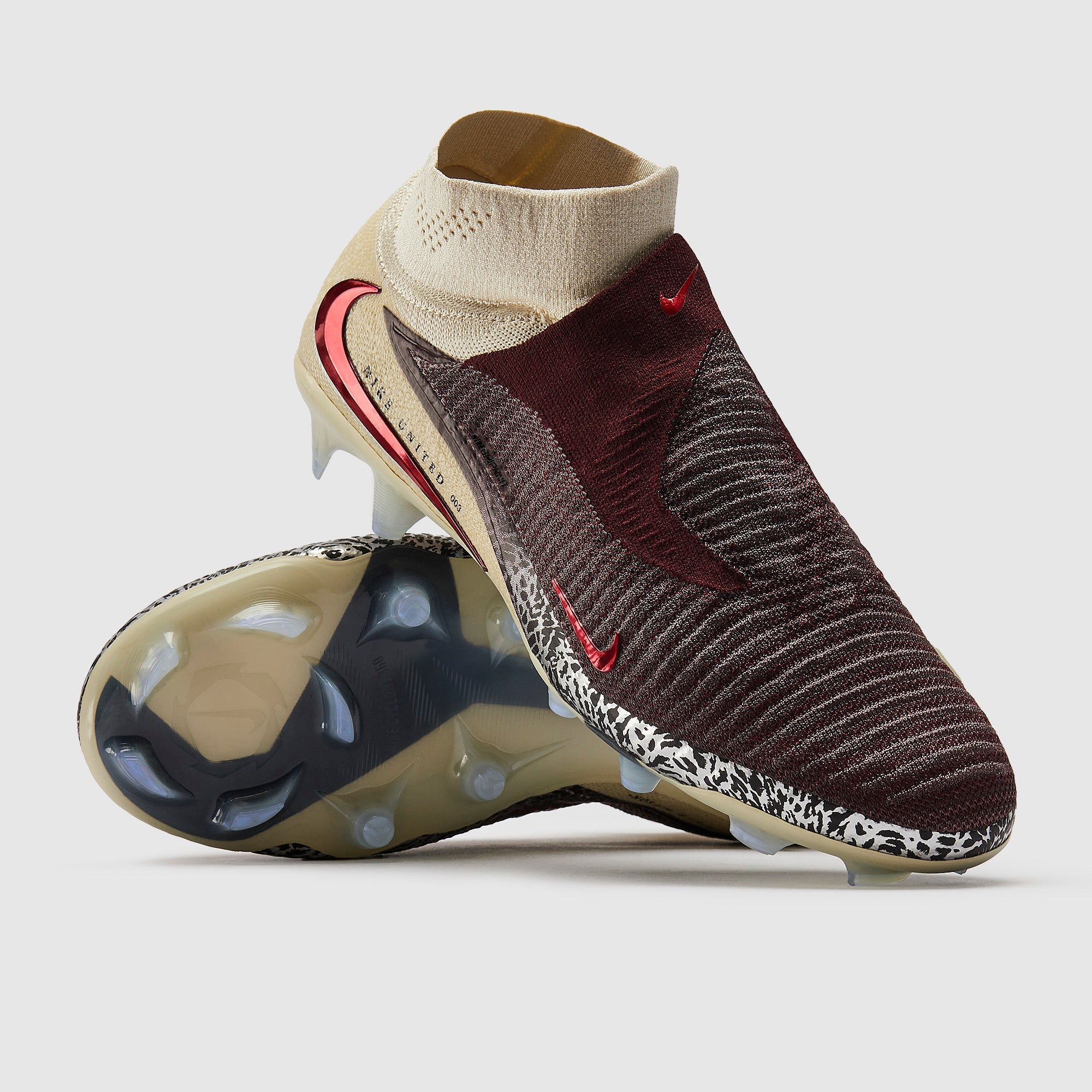 Nike Phantom 6 Elite FG Football Boots Burgundy Crush/Univ Red/Fossil