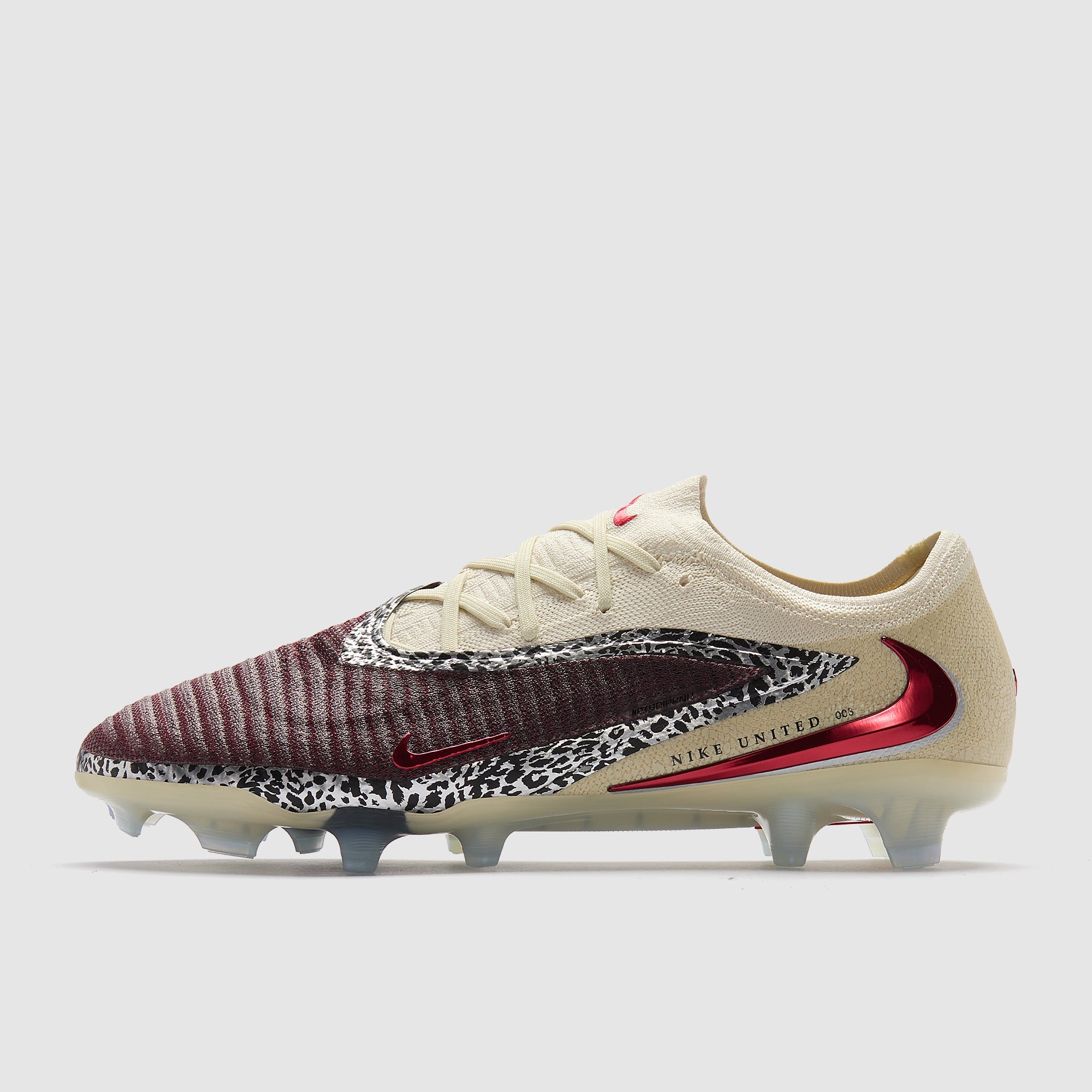 Nike Phantom 6 Low Elite FG Football Boots Burgundy Crush/Univ Red/Fossil