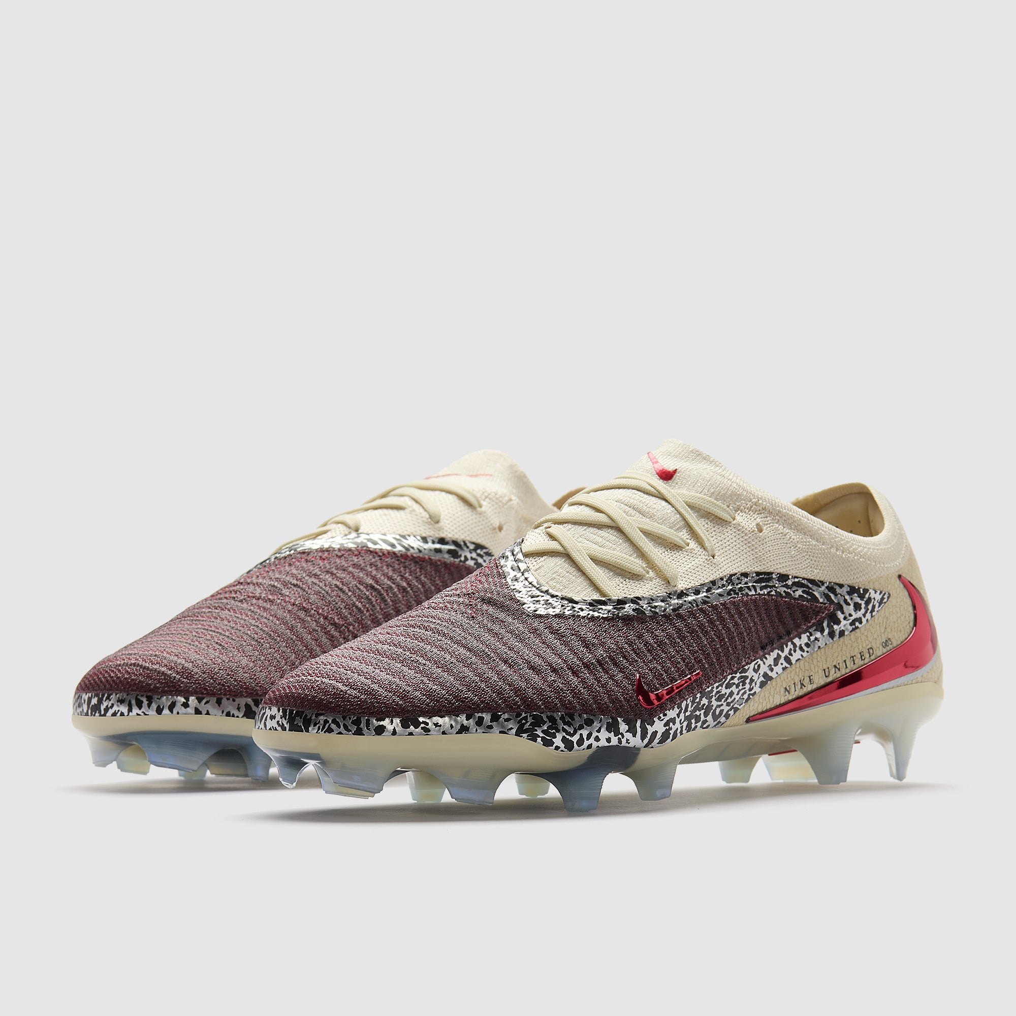 Nike Phantom 6 Low Elite FG Football Boots Burgundy Crush/Univ Red/Fossil