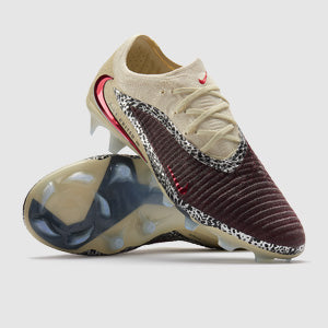 Nike Phantom 6 Low Elite FG Football Boots Burgundy Crush/Univ Red/Fossil