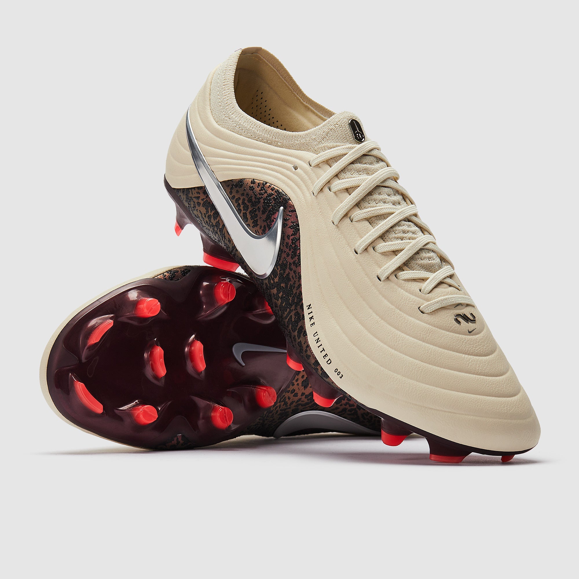 Nike Tiempo Maestro Elite FG Football Boots Fossil/Mtlc Silver/Burgundy Crush