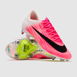 Nike Air Zoom Mercurial Superfly XI Elite SG-Pro Football Boots Pink/White