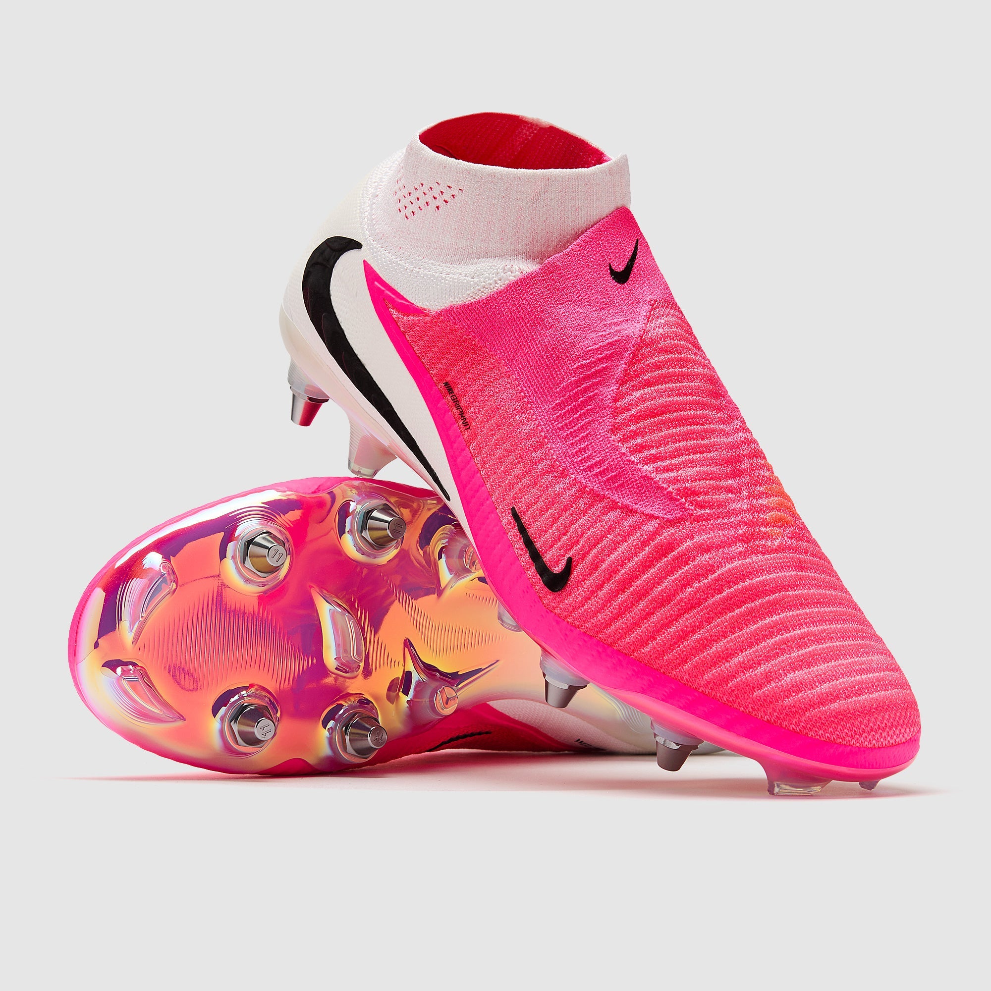 Nike Phantom 6 High Elite SG-Pro Player Edition Football Boots Pink/White
