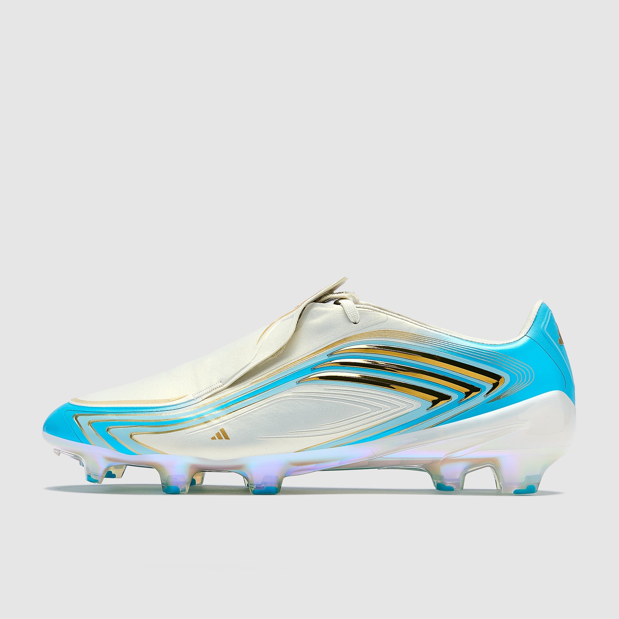 Adidas F50 Elite x Messi FG Football Boots Ivory/Semi Blue Burst/Icey Blue