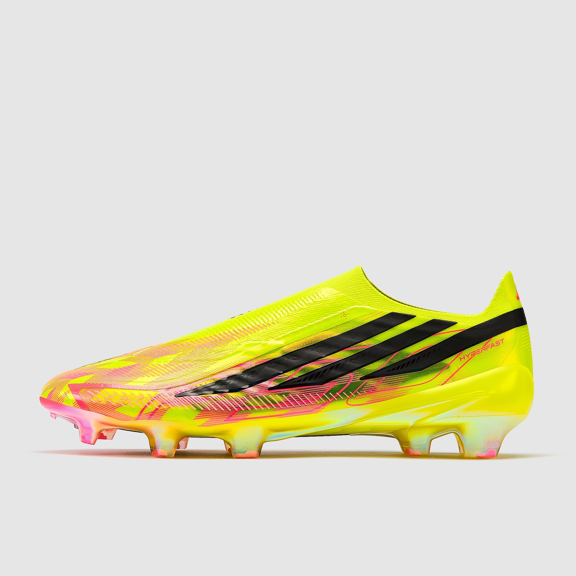 Adidas F50 Hyperfast Elite Laceless FG Football Boots Team Solar Yellow 2/Core Black/Solar Turbo