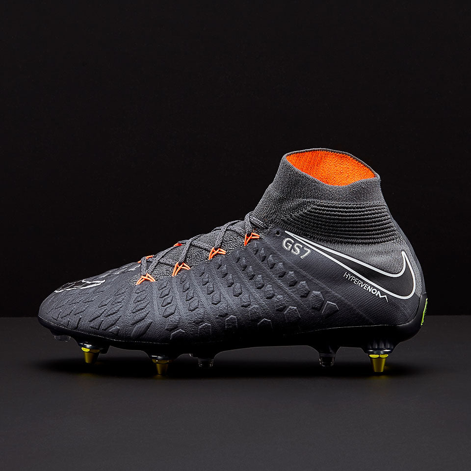 Nike Hypervenom Phantom III Elite DF SG-Pro AC Football Boots Black/White